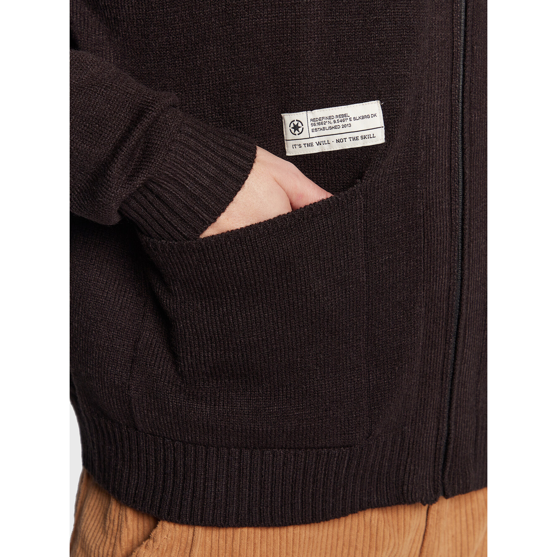 Redefined Rebel Кардиган Roy 212059 Черен Regular Fit - Pepit.bg
