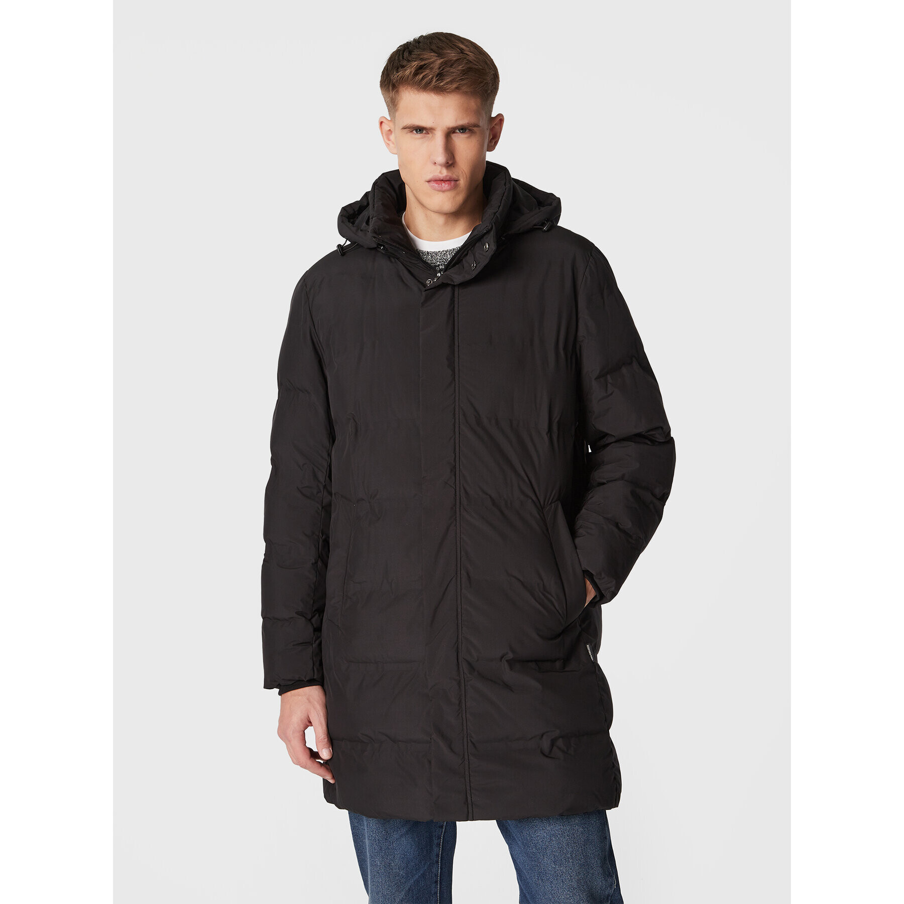Redefined Rebel Пухено яке Blake 225012 Черен Regular Fit - Pepit.bg