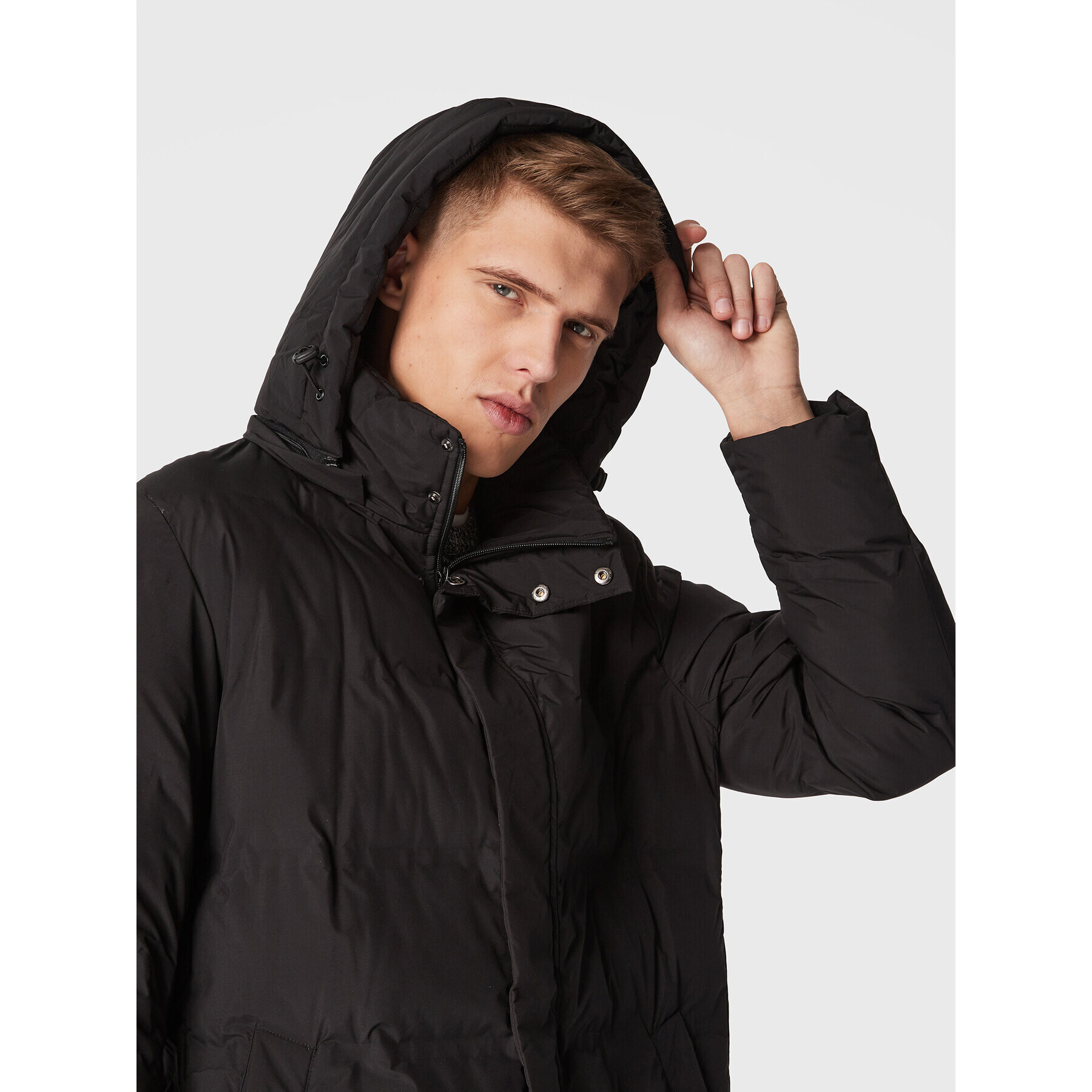 Redefined Rebel Пухено яке Blake 225012 Черен Regular Fit - Pepit.bg