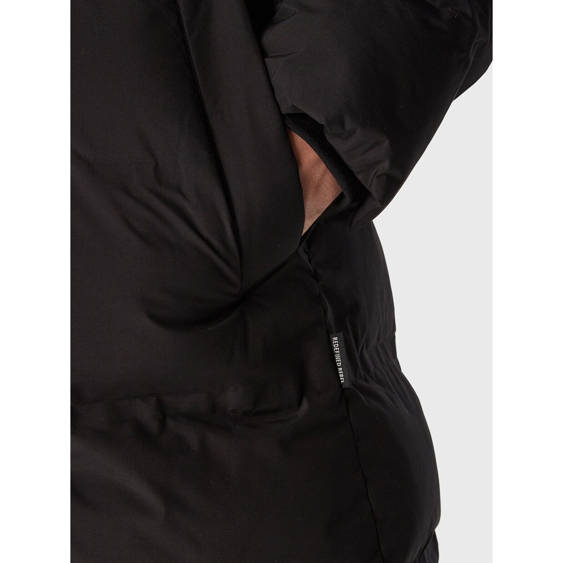 Redefined Rebel Пухено яке Blake 225012 Черен Regular Fit - Pepit.bg