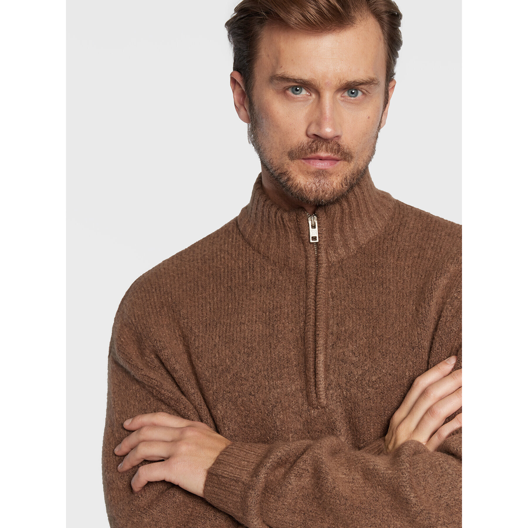 Redefined Rebel Пуловер Casey 212058 Кафяв Regular Fit - Pepit.bg
