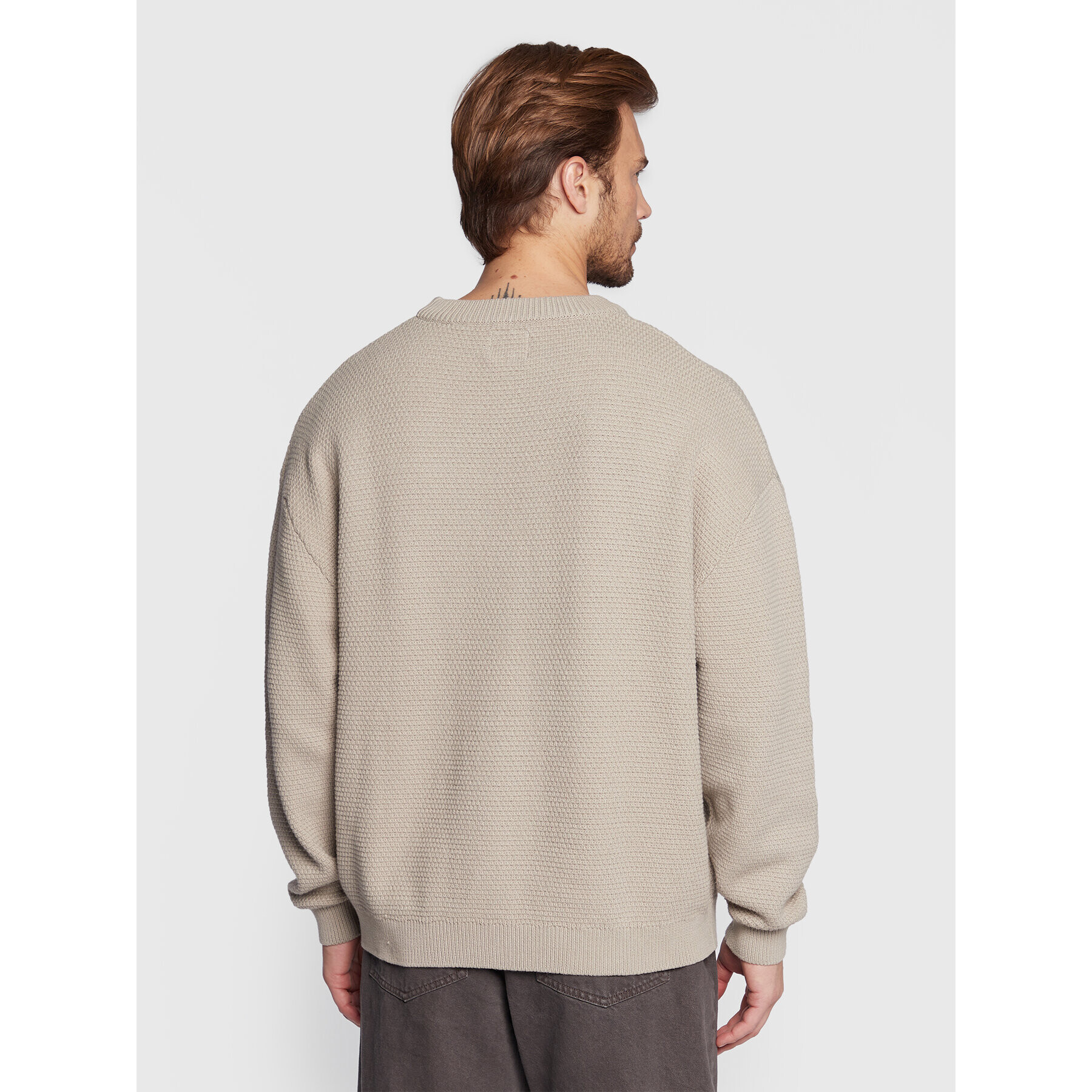 Redefined Rebel Пуловер Keaton 212063 Бежов Relaxed Fit - Pepit.bg