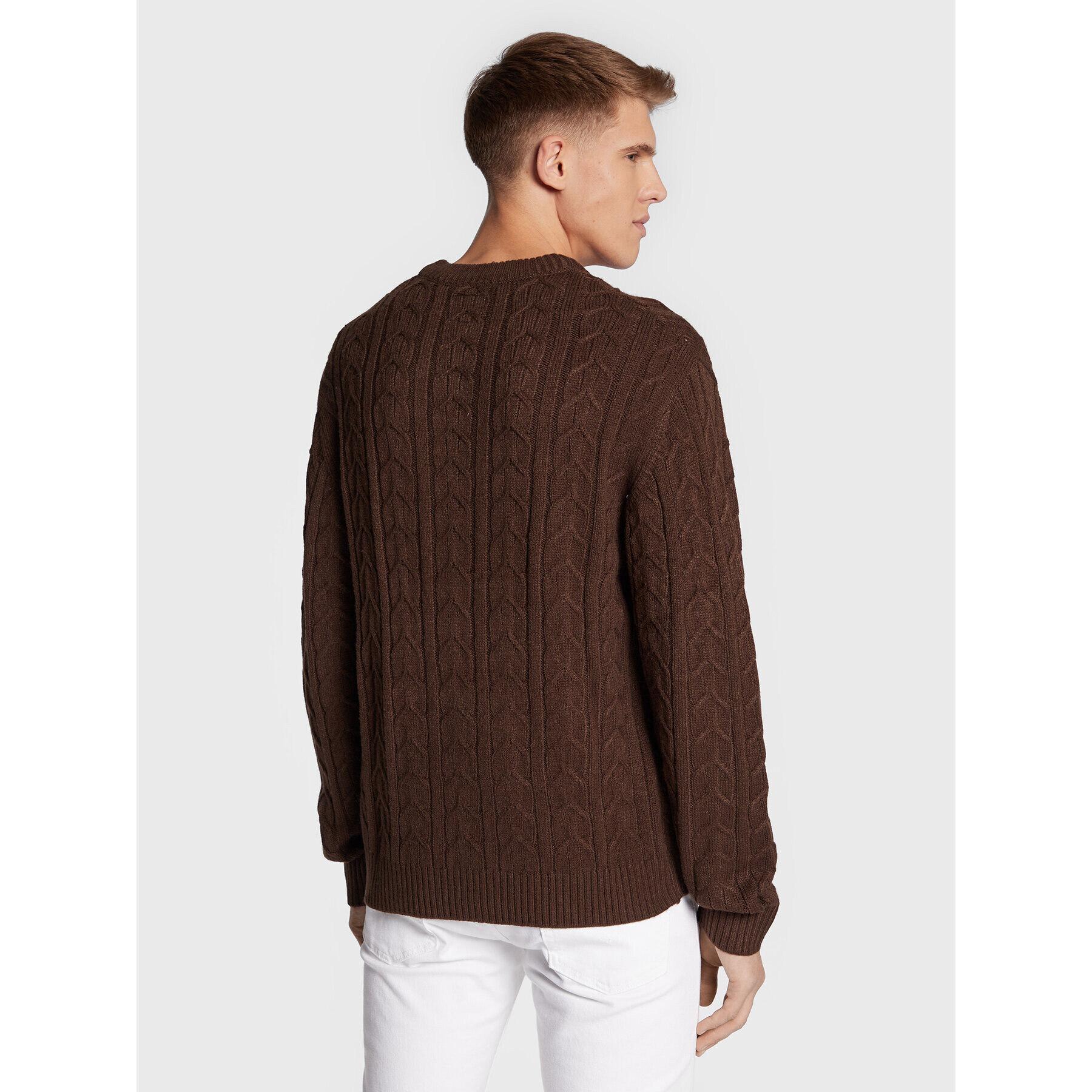 Redefined Rebel Пуловер Paul 212092 Кафяв Regular Fit - Pepit.bg