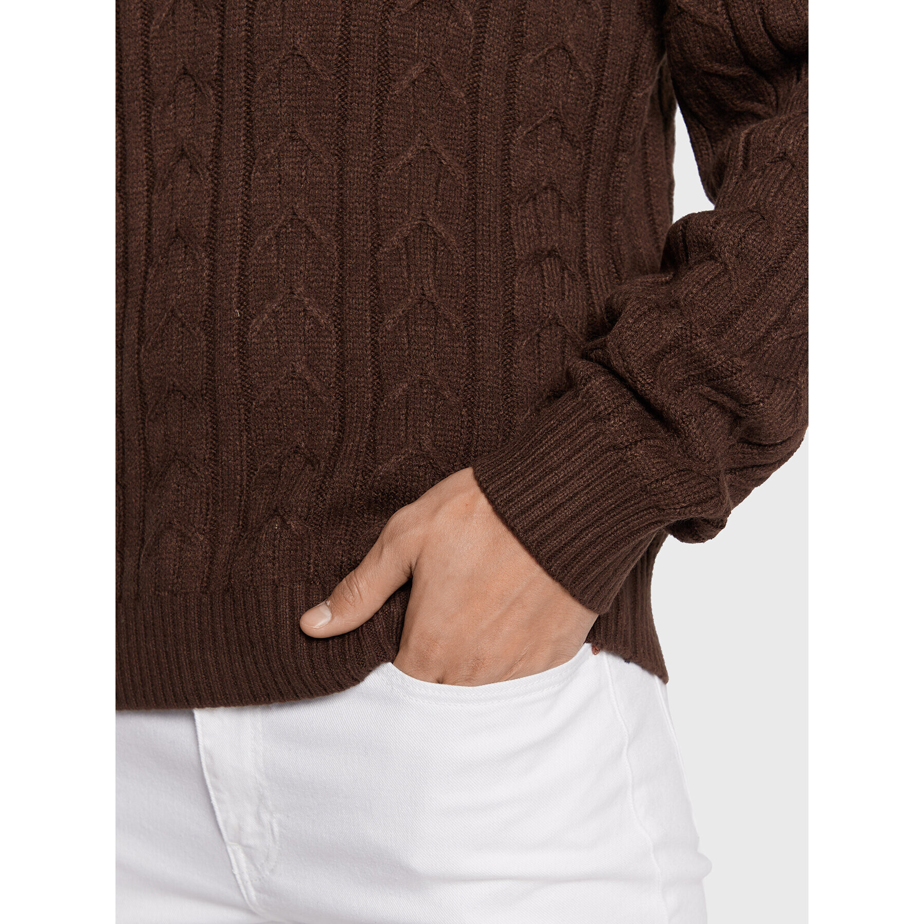 Redefined Rebel Пуловер Paul 212092 Кафяв Regular Fit - Pepit.bg