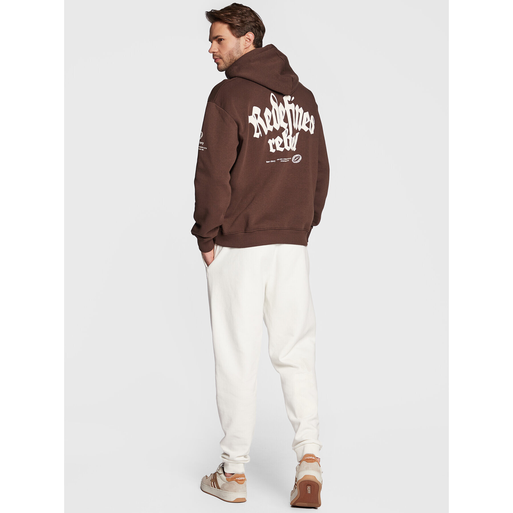 Redefined Rebel Суитшърт Clay 213212 Кафяв Regular Fit - Pepit.bg