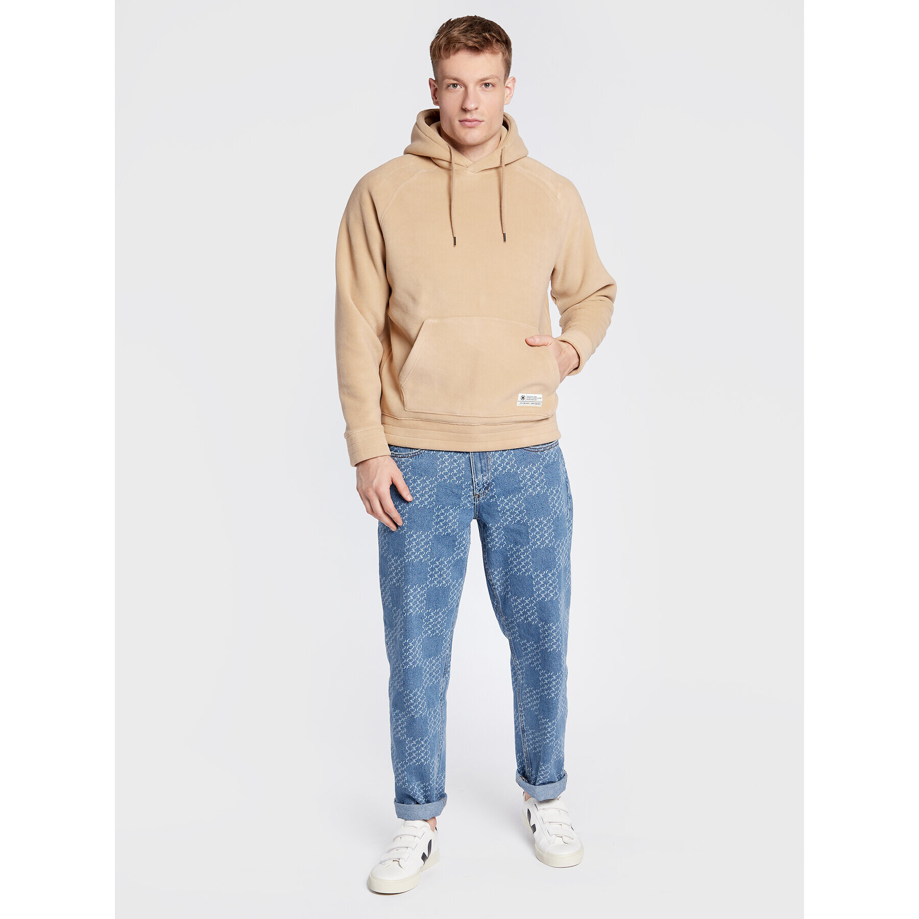 Redefined Rebel Суитшърт Conrad 213174 Бежов Regular Fit - Pepit.bg