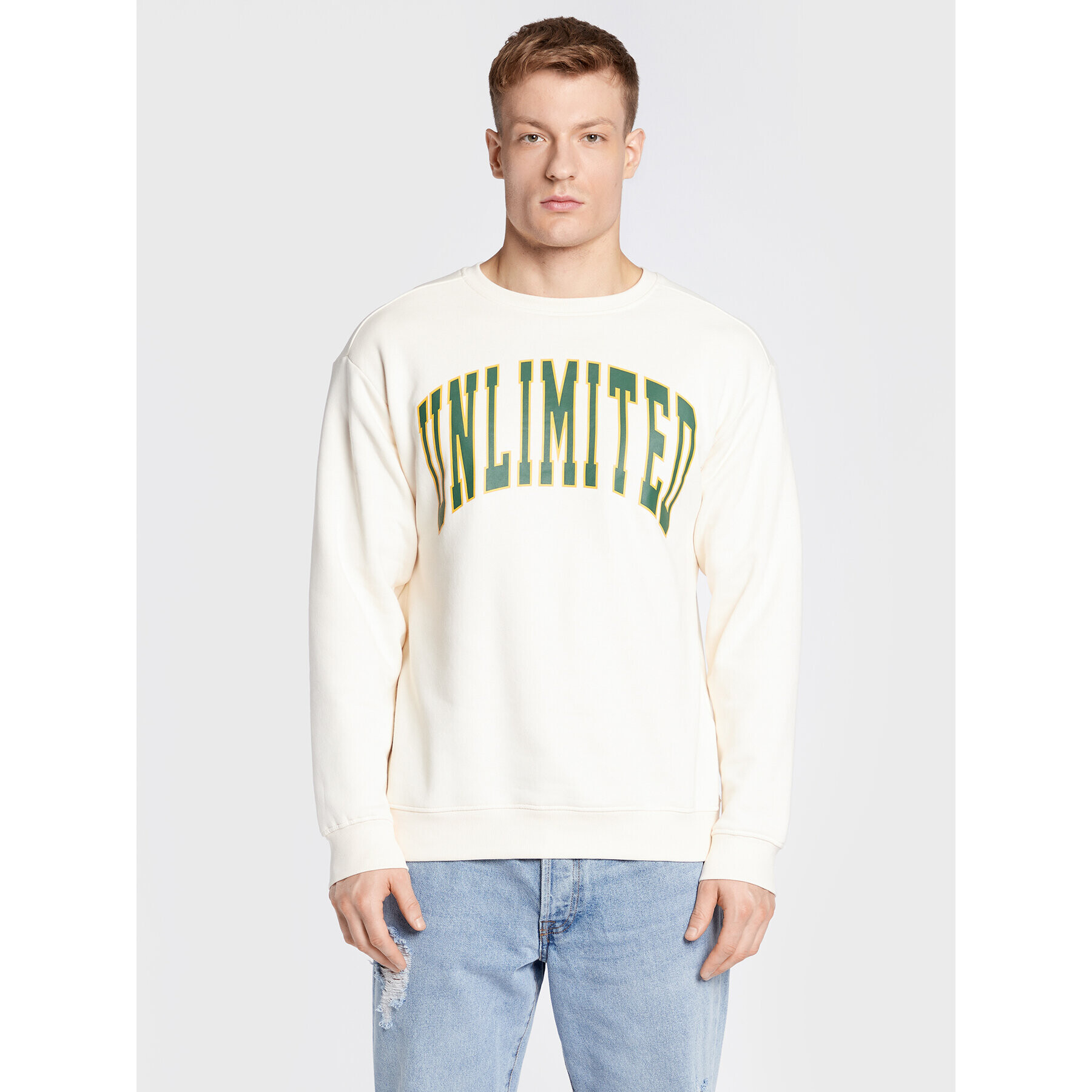 Redefined Rebel Суитшърт Jaxton 213189 Бежов Regular Fit - Pepit.bg