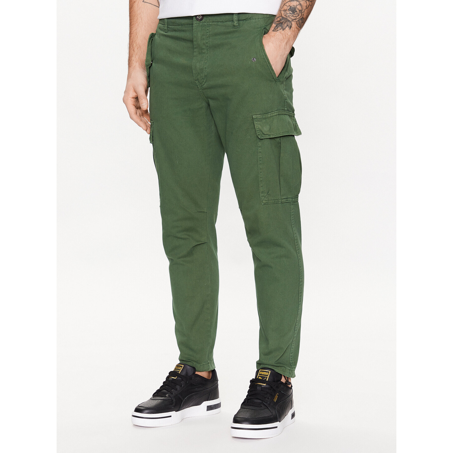 Redefined Rebel Текстилни панталони Jolan 226027 Зелен Regular Fit - Pepit.bg