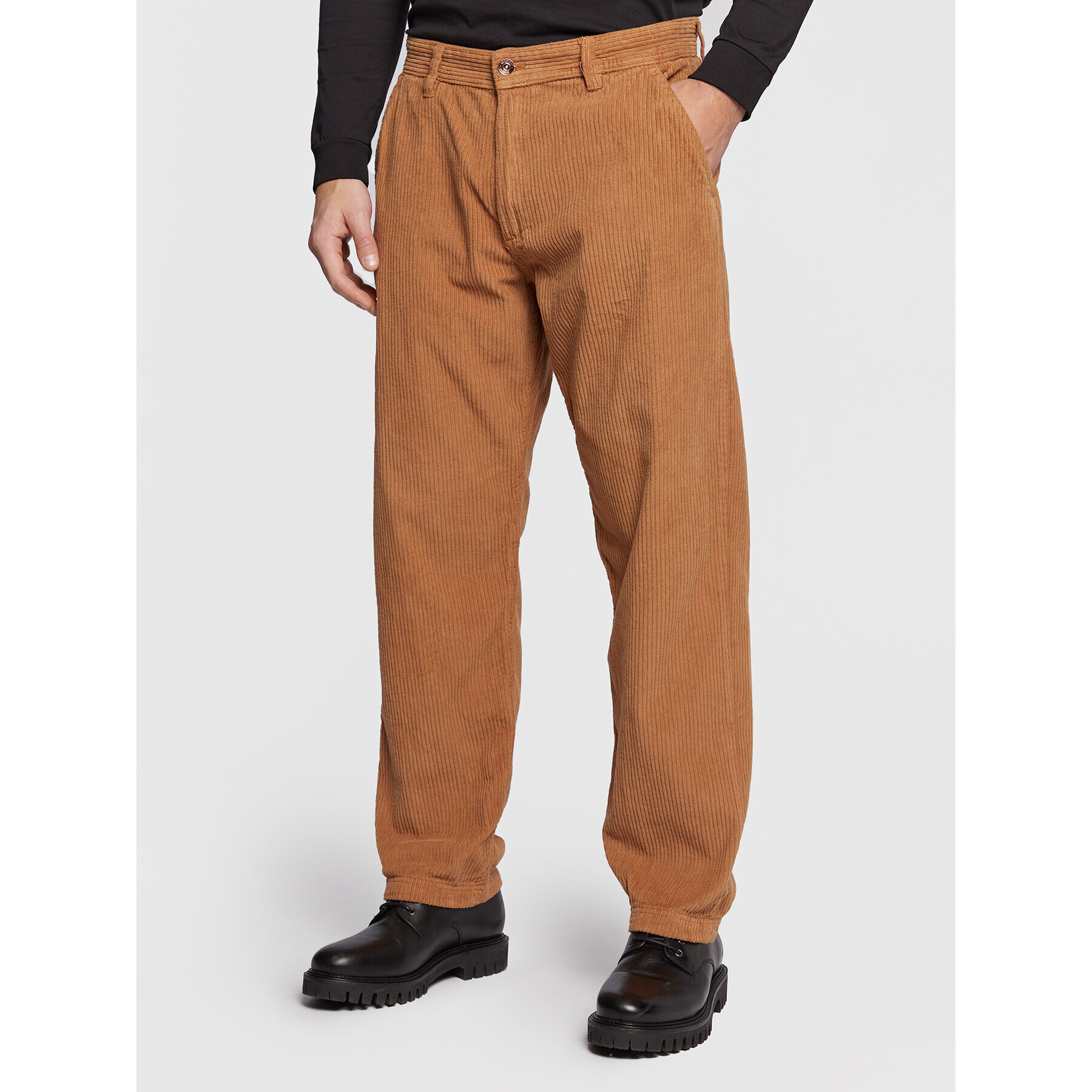 Redefined Rebel Текстилни панталони Malik 216210 Кафяв Regular Fit - Pepit.bg