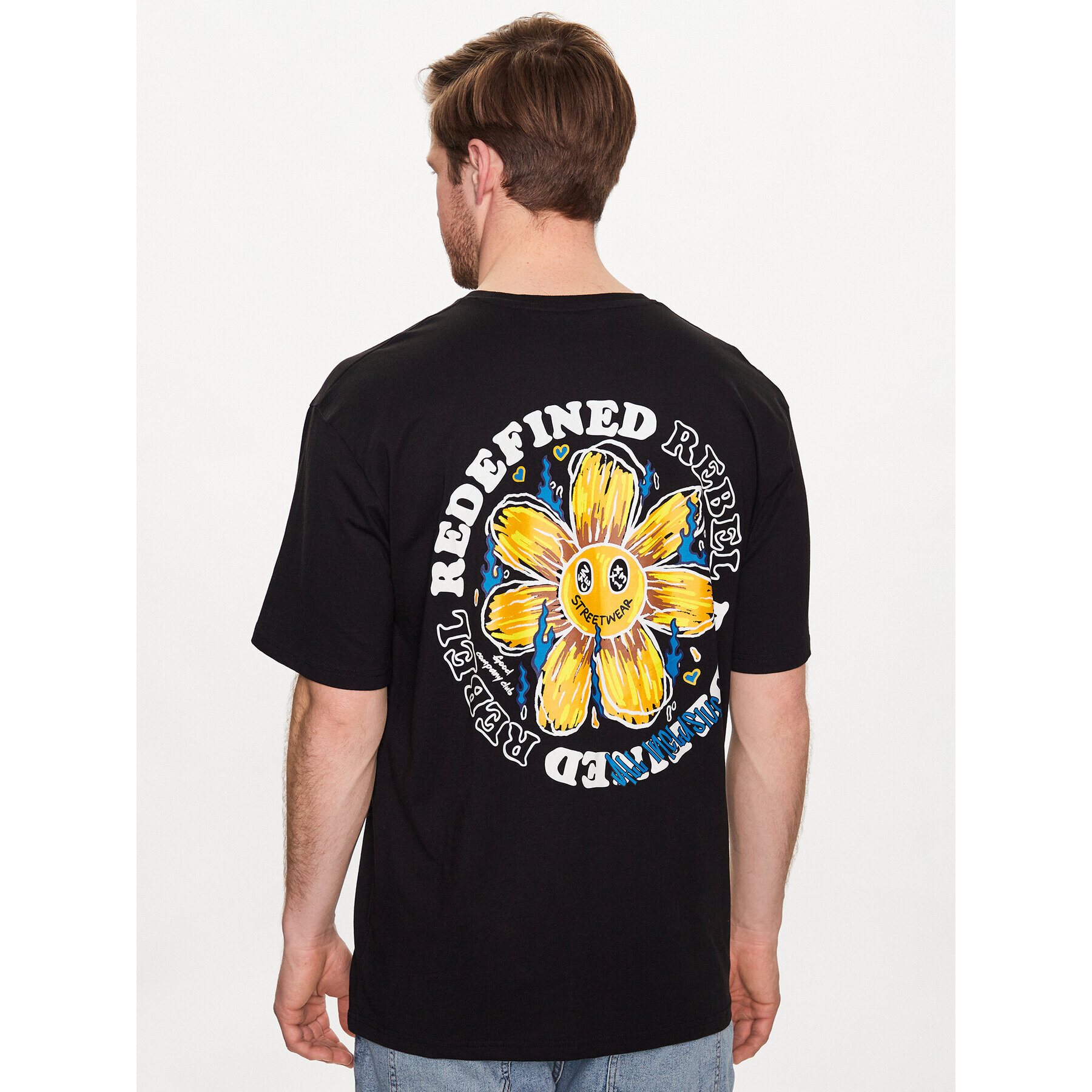 Redefined Rebel Тишърт Carter 221042 Черен Boxy Fit - Pepit.bg