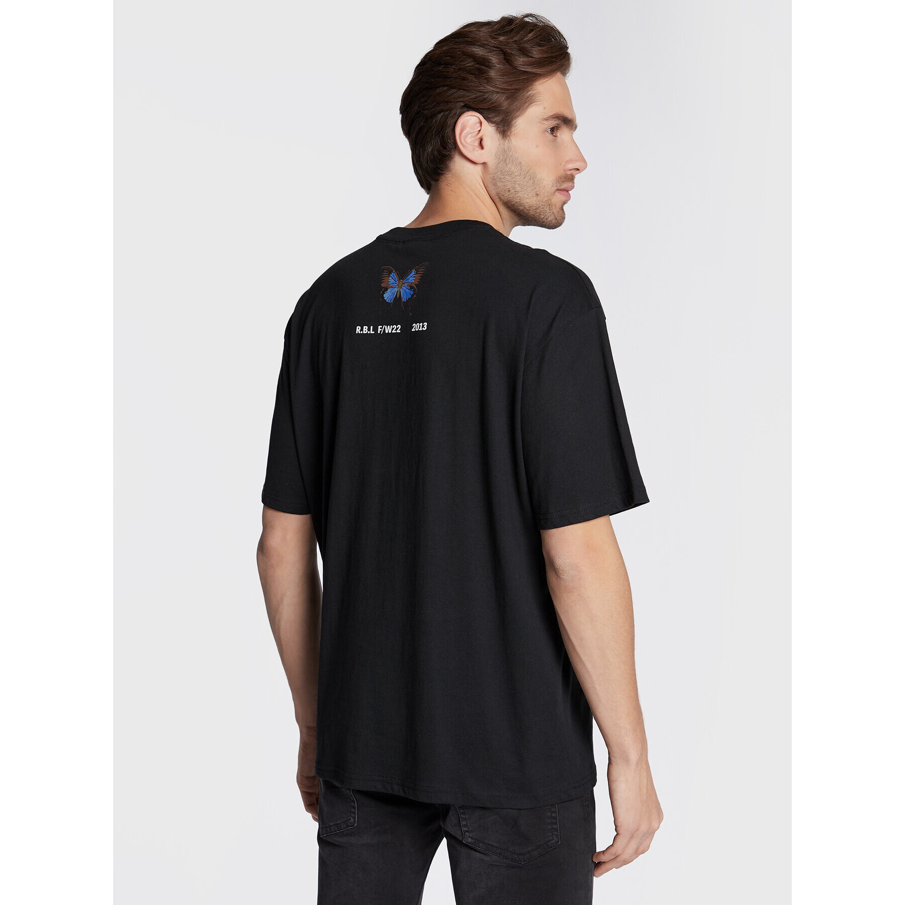 Redefined Rebel Тишърт Christian 211129 Черен Regular Fit - Pepit.bg