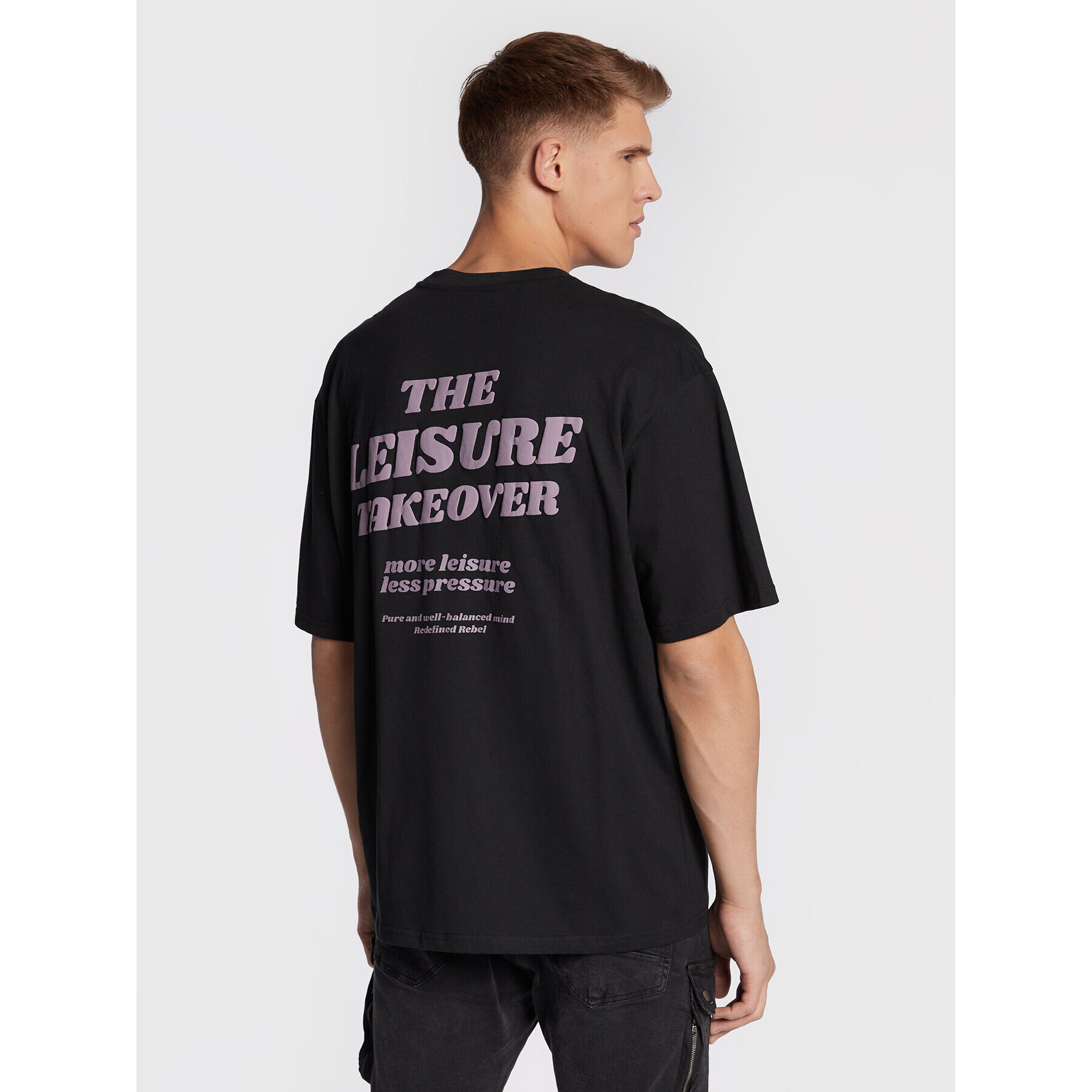 Redefined Rebel Тишърт Jesper 211127 Черен Regular Fit - Pepit.bg
