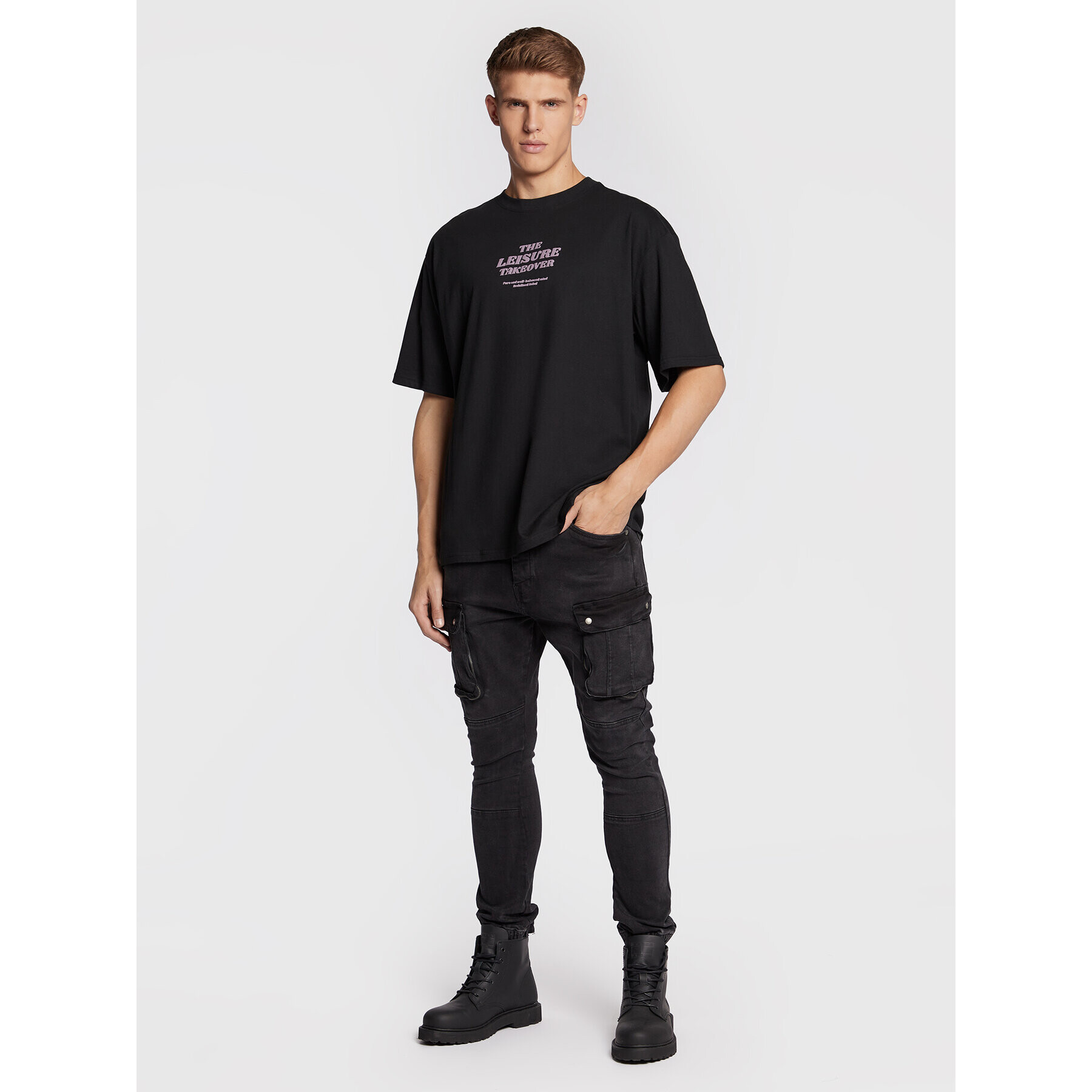 Redefined Rebel Тишърт Jesper 211127 Черен Regular Fit - Pepit.bg