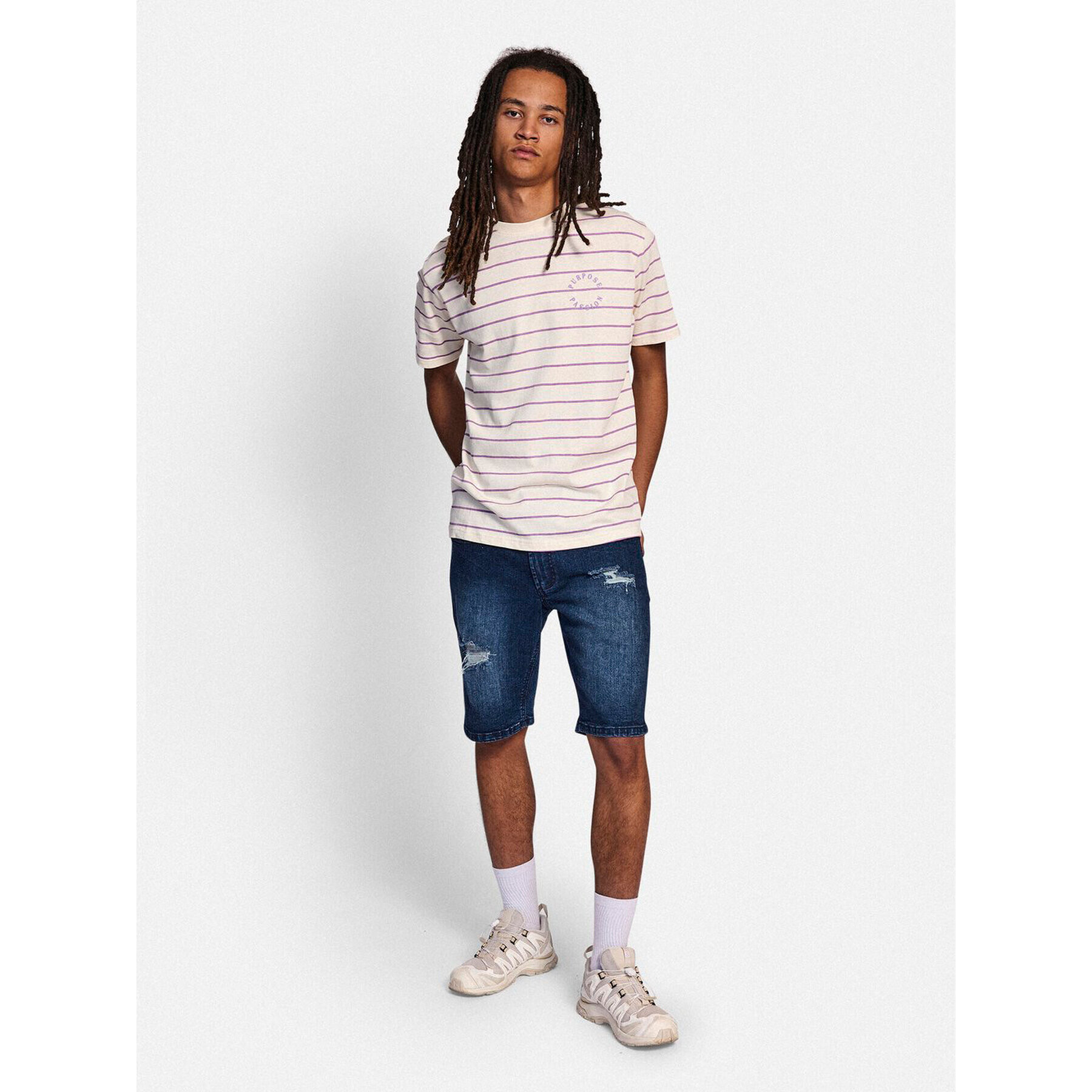 Redefined Rebel Тишърт Joakim 221055 Бял Regular Fit - Pepit.bg