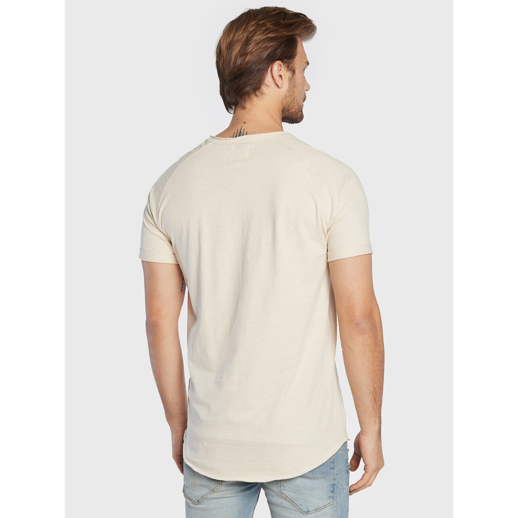 Redefined Rebel Тишърт Kas 181066 Бежов Regular Fit - Pepit.bg