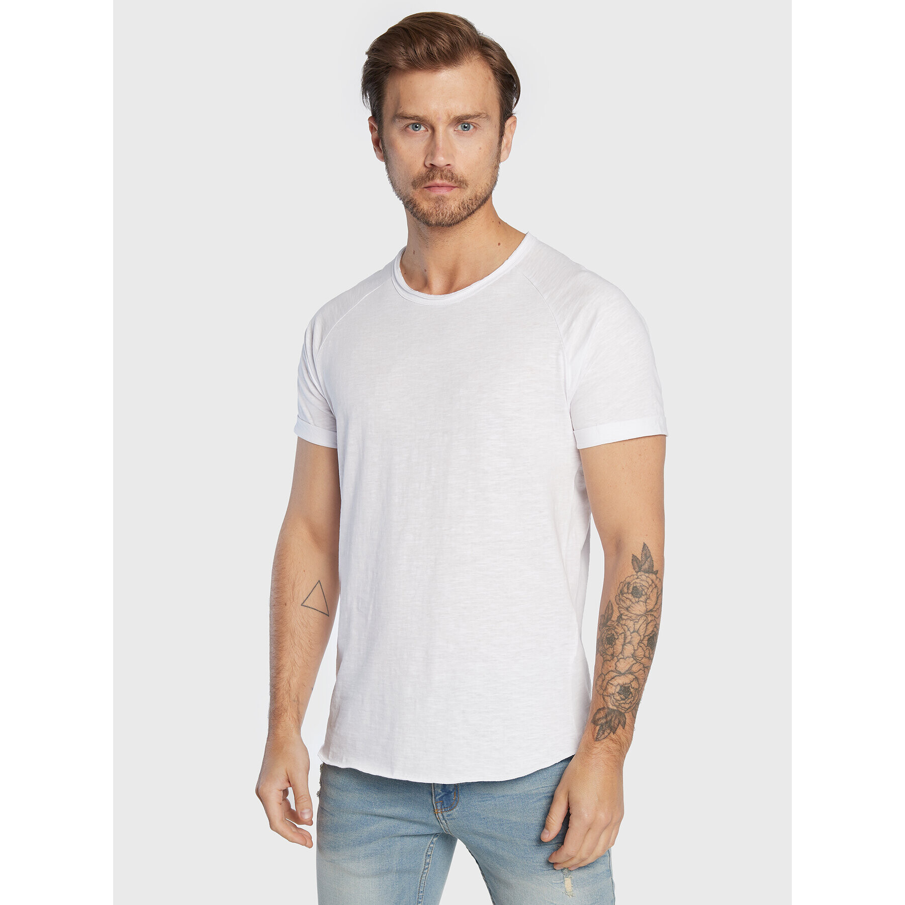Redefined Rebel Тишърт Kas 181066 Бял Regular Fit - Pepit.bg