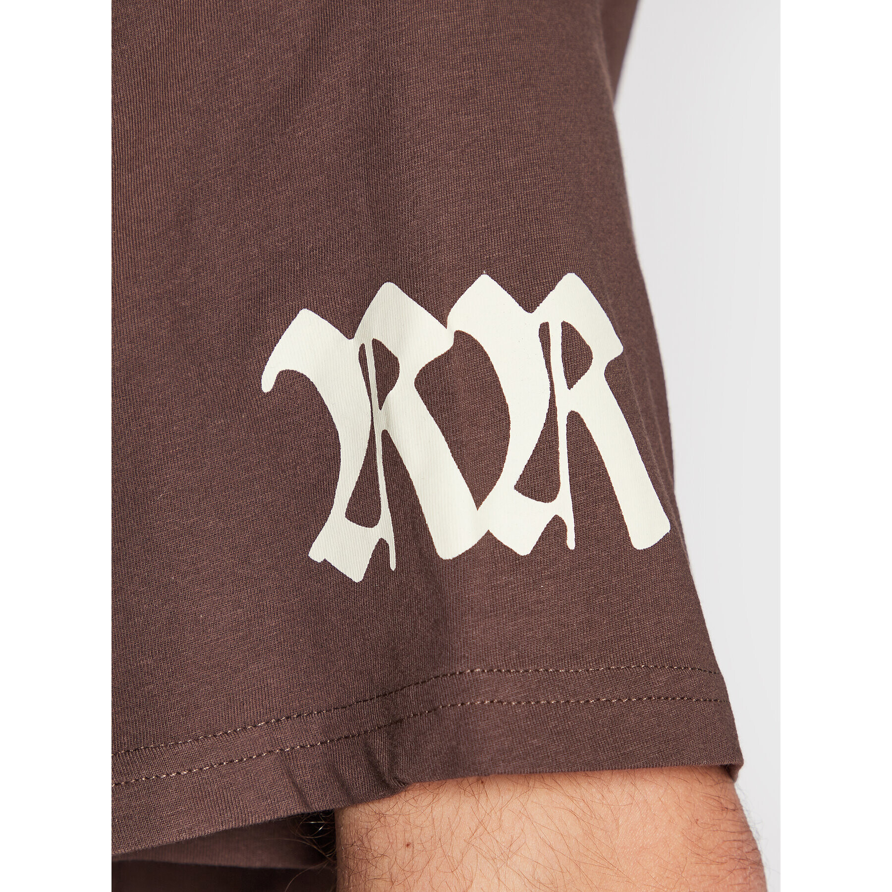 Redefined Rebel Тишърт Otis 211157 Кафяв Relaxed Fit - Pepit.bg