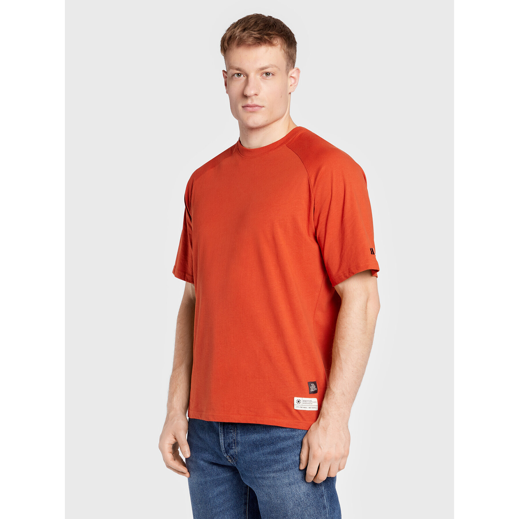 Redefined Rebel Тишърт Thomas 211126 Червен Regular Fit - Pepit.bg