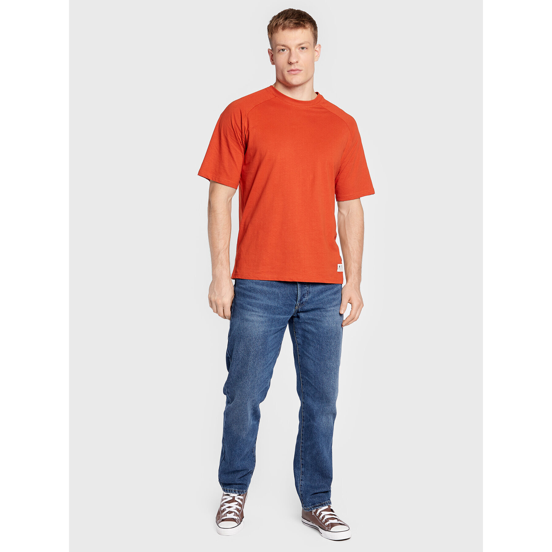 Redefined Rebel Тишърт Thomas 211126 Червен Regular Fit - Pepit.bg