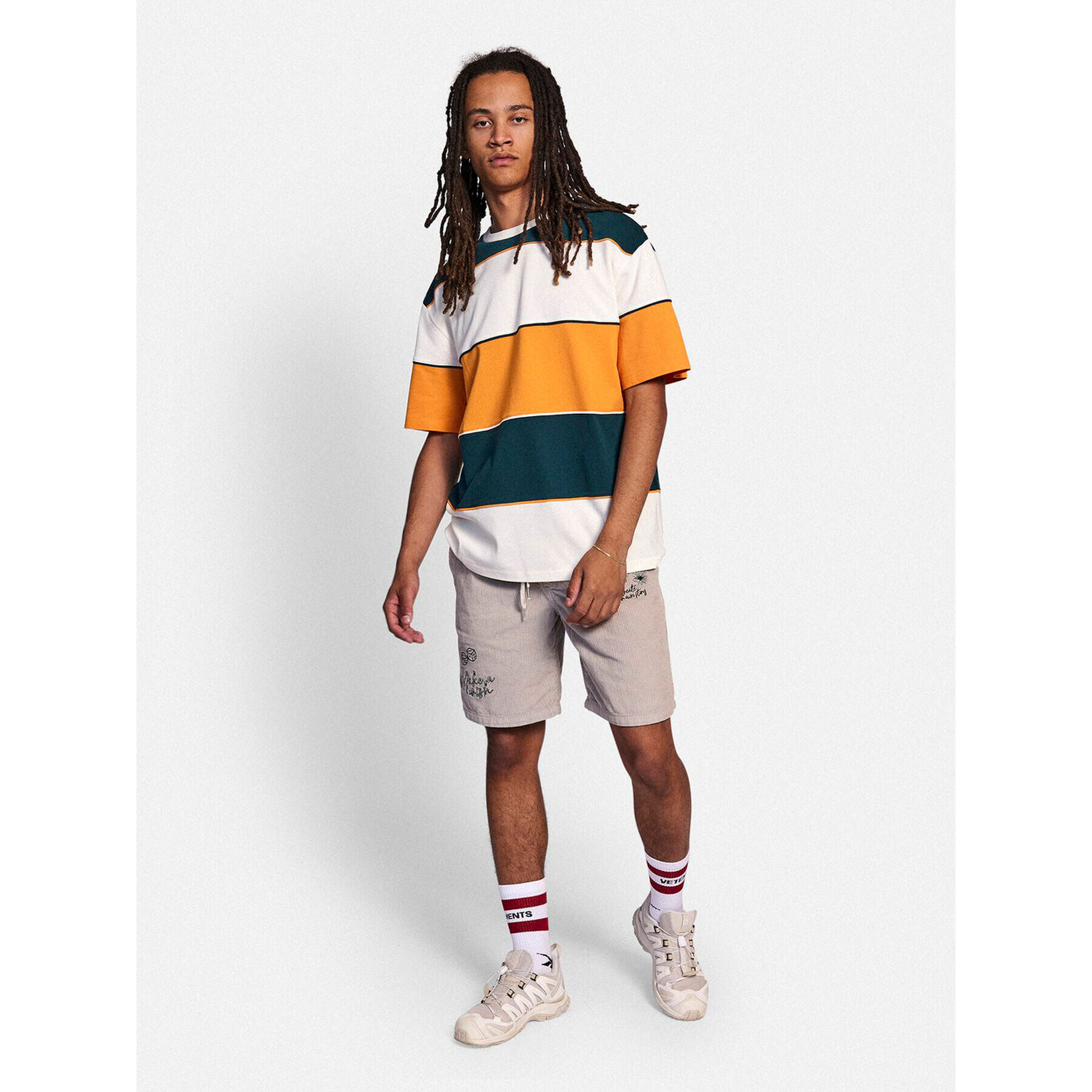 Redefined Rebel Тишърт Watson 221044 Син Boxy Fit - Pepit.bg