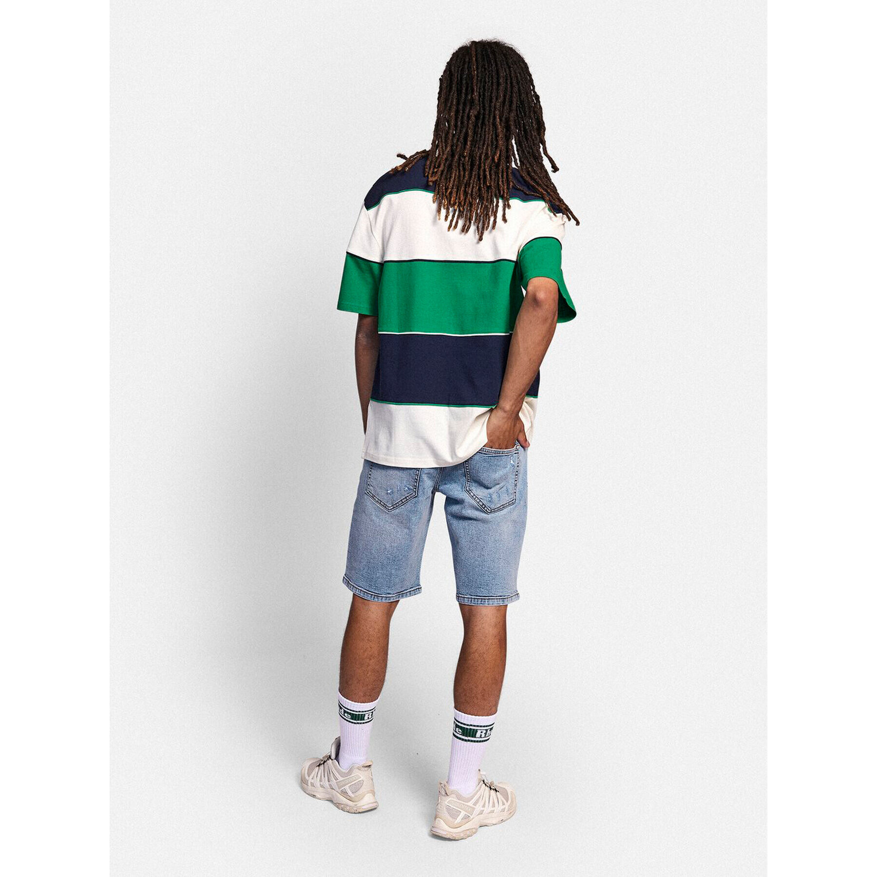 Redefined Rebel Тишърт Watson 221044 Зелен Boxy Fit - Pepit.bg