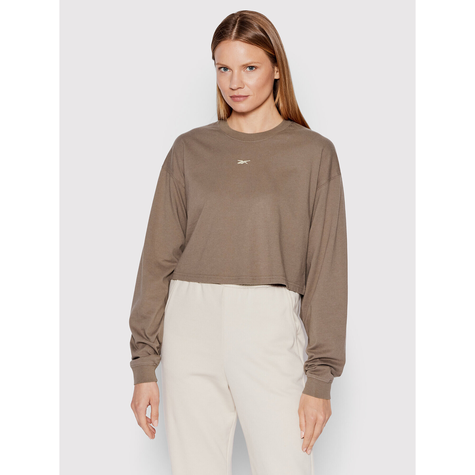 Reebok Блуза Classics HN4401 Сив Relaxed Fit - Pepit.bg