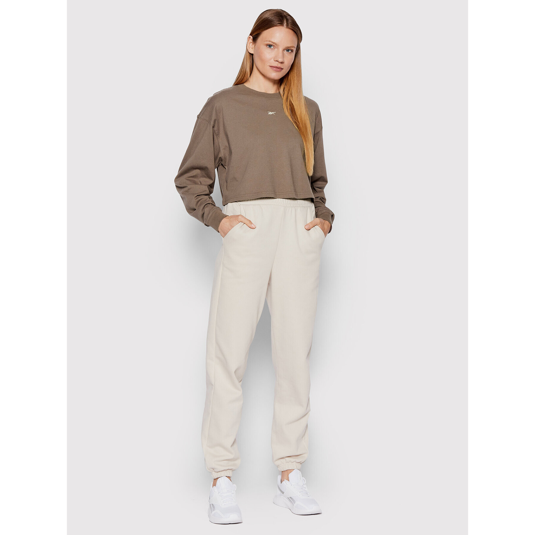 Reebok Блуза Classics HN4401 Сив Relaxed Fit - Pepit.bg