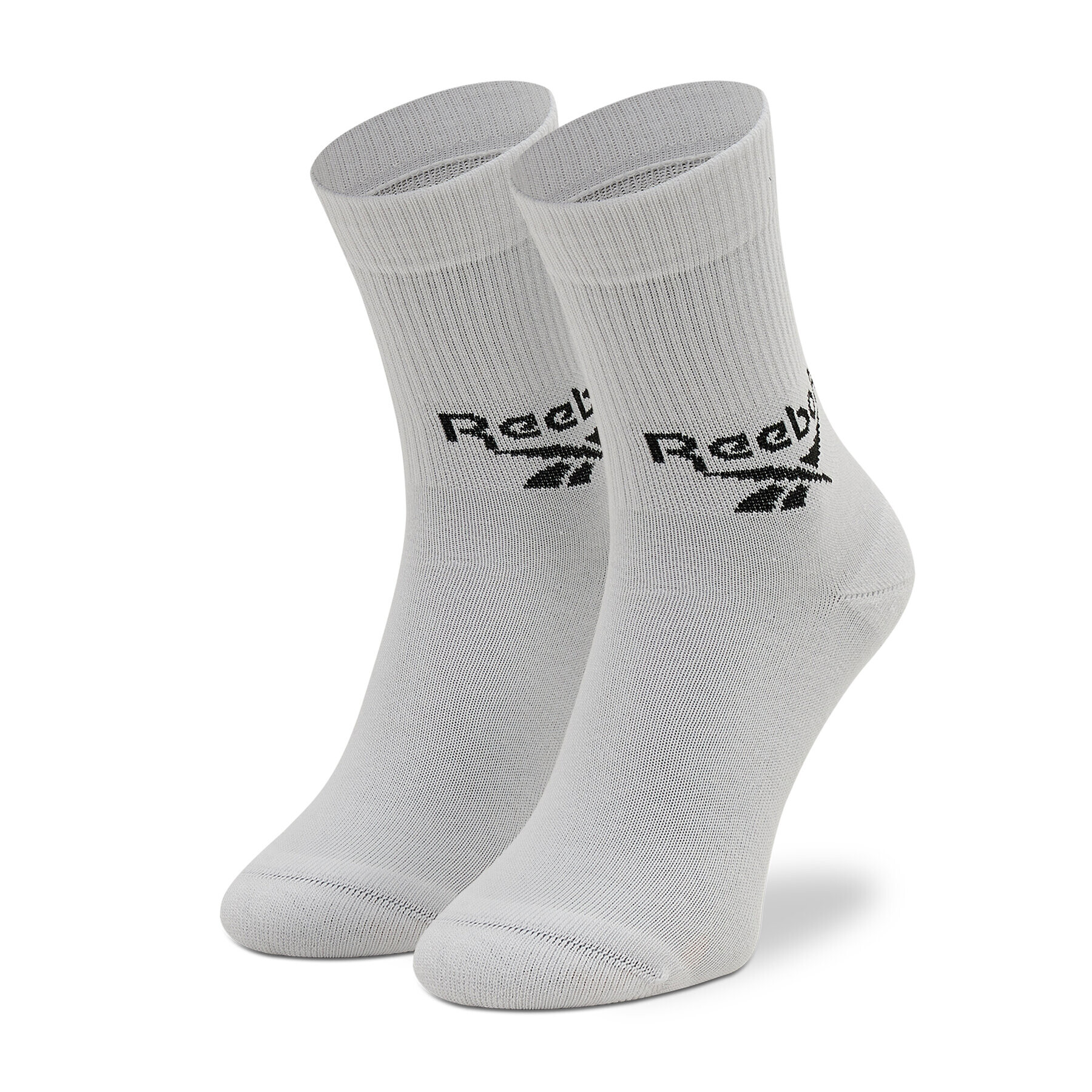 Reebok Комплект 3 чифта дълги чорапи мъжки Cl Fo Crew Sock 3P GG6682 Бял - Pepit.bg