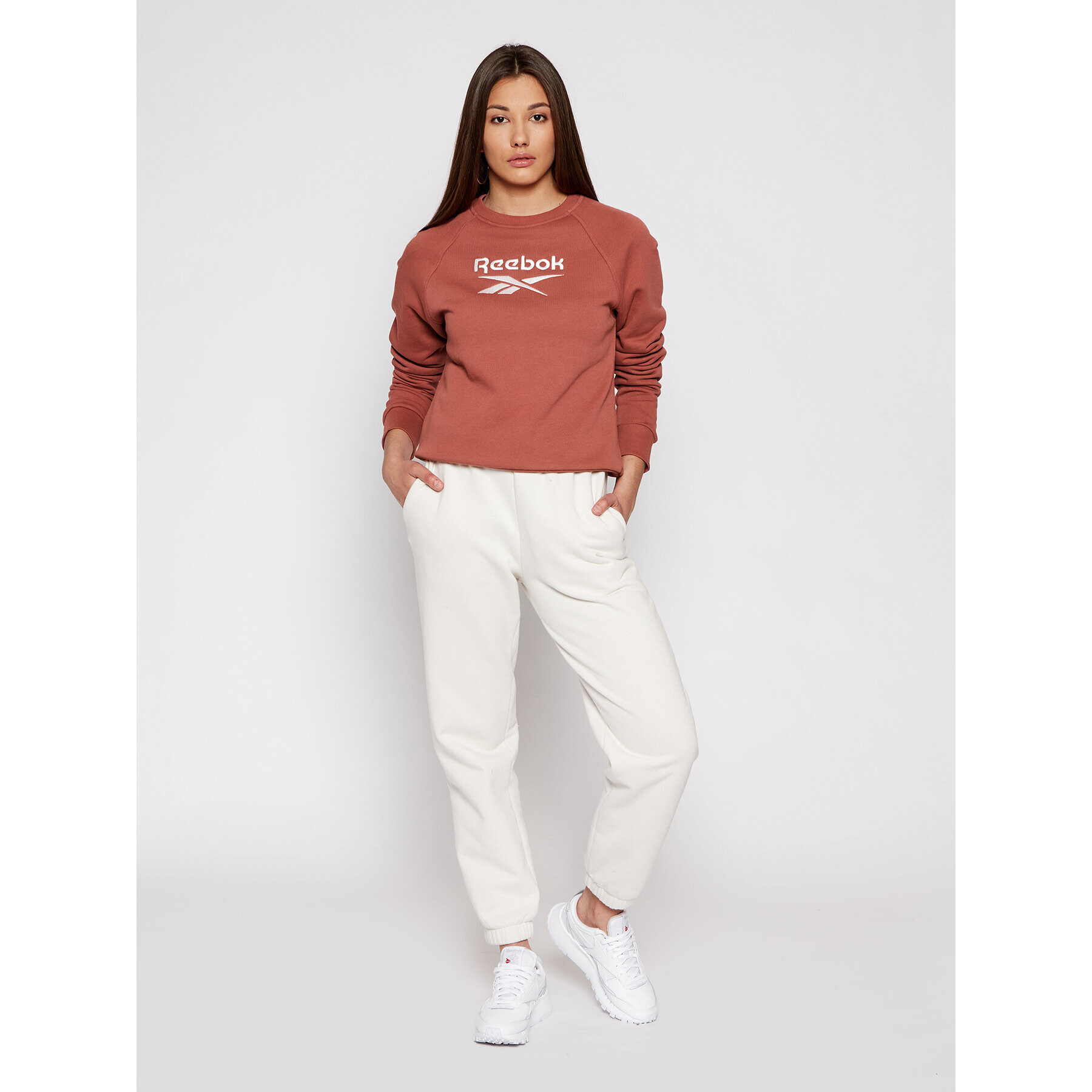 Reebok Classic Суитшърт Classics Big Vector GP2166 Розов Regular Fit - Pepit.bg