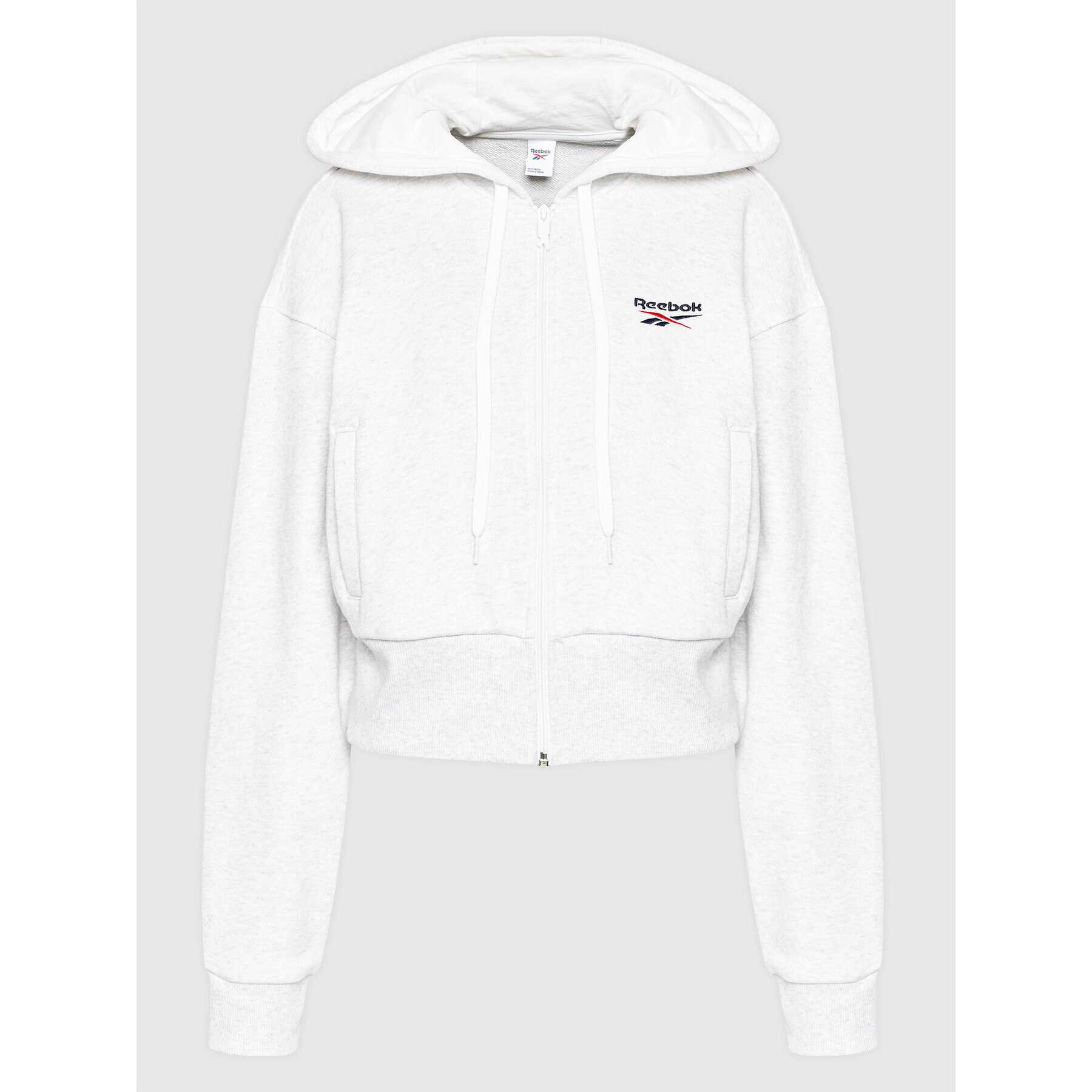 Reebok Classic Суитшърт Classics Foundation GK7449 Сив Oversize - Pepit.bg