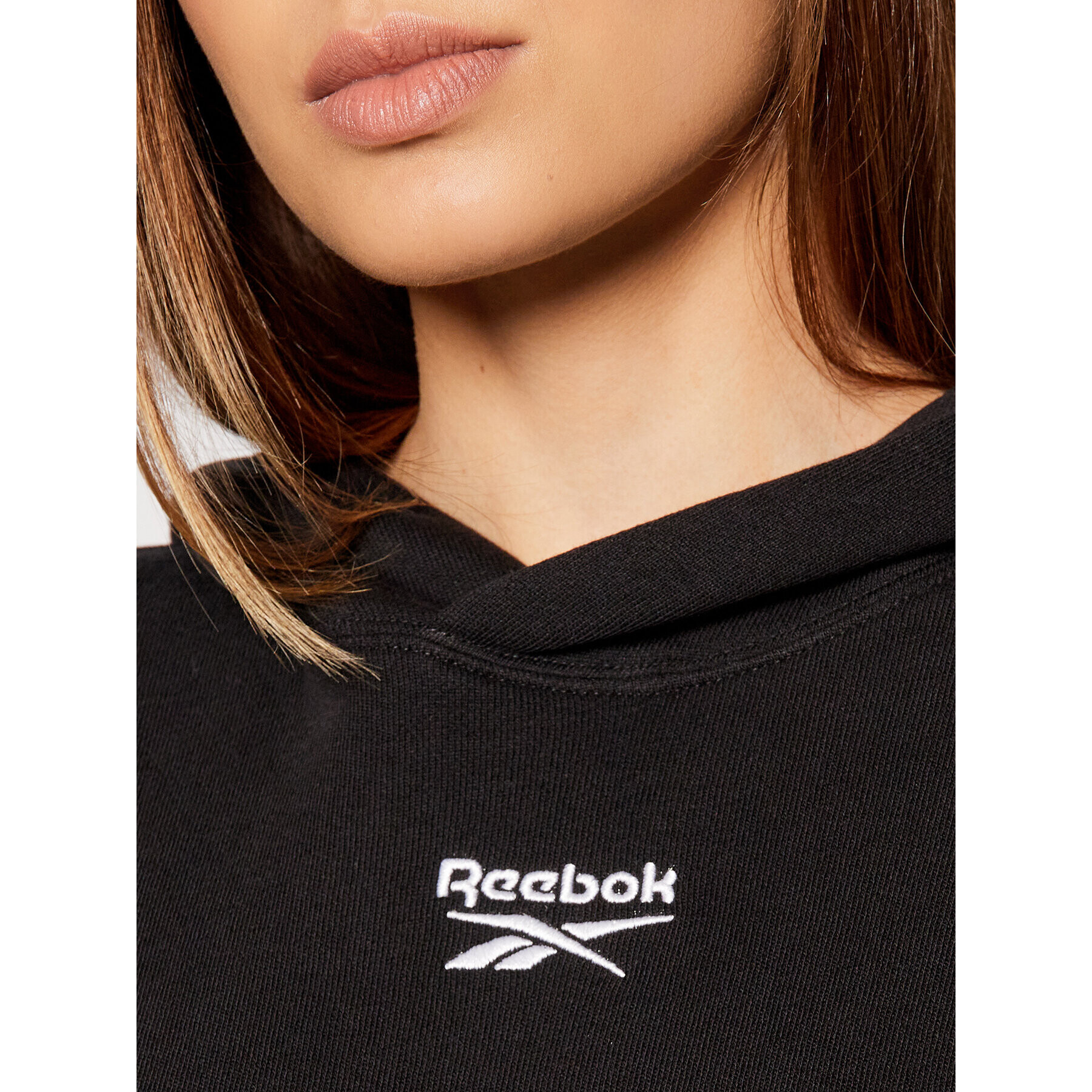 Reebok Суитшърт Classics Heavyweight GR0393 Черен Oversize - Pepit.bg