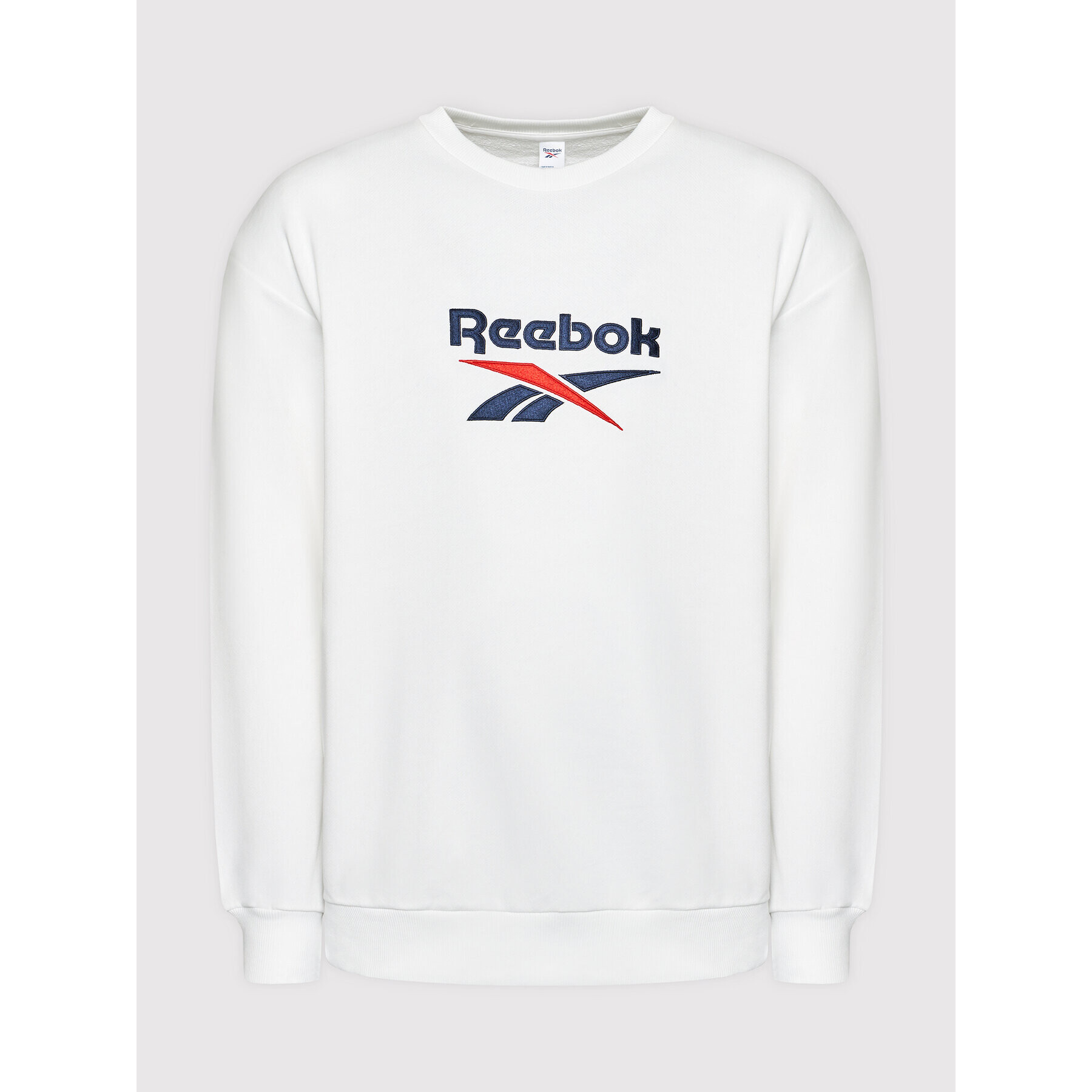 Reebok Суитшърт Classics Vector GS9130 Бял Oversize - Pepit.bg