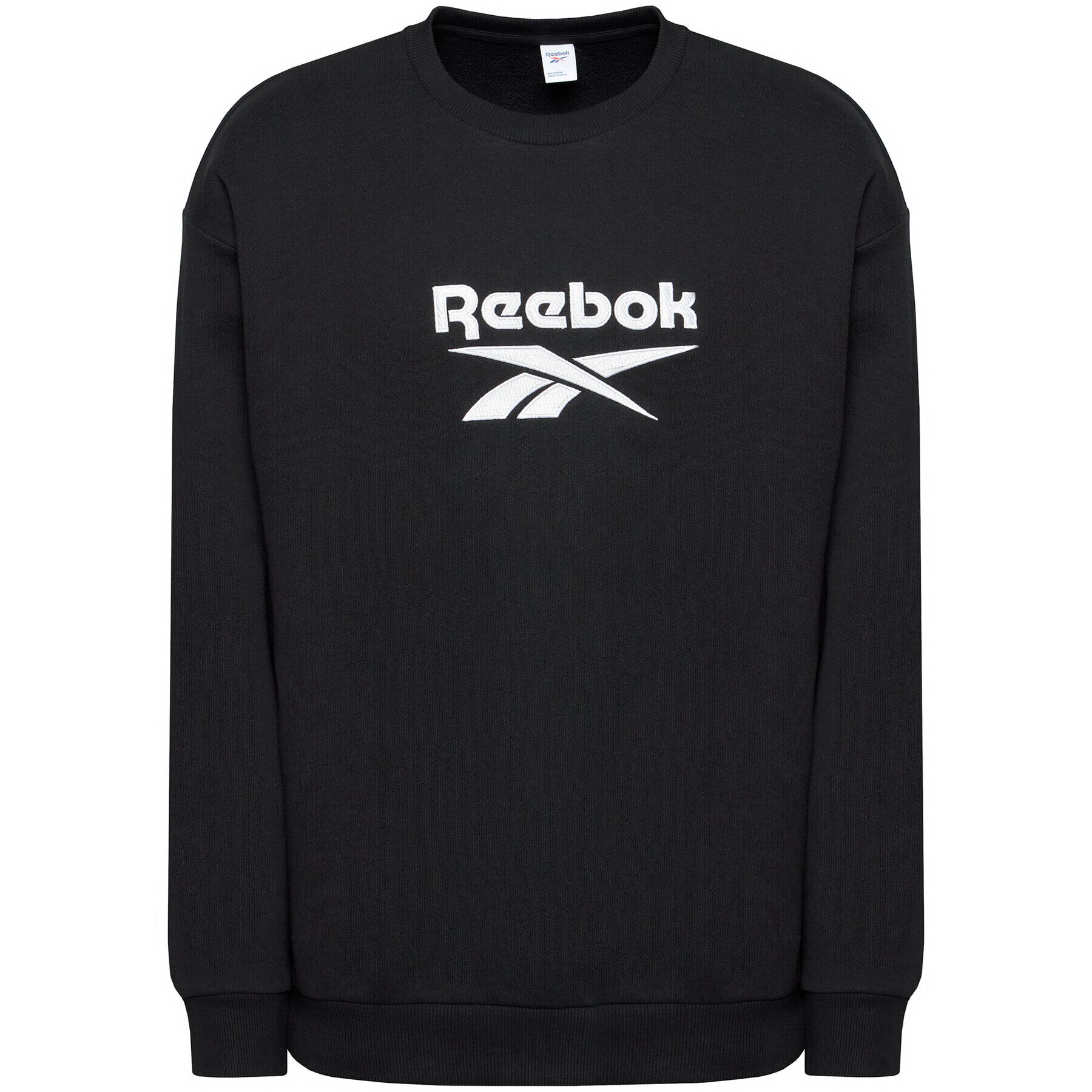 Reebok Суитшърт Classics Vector GU3883 Черен Oversize - Pepit.bg