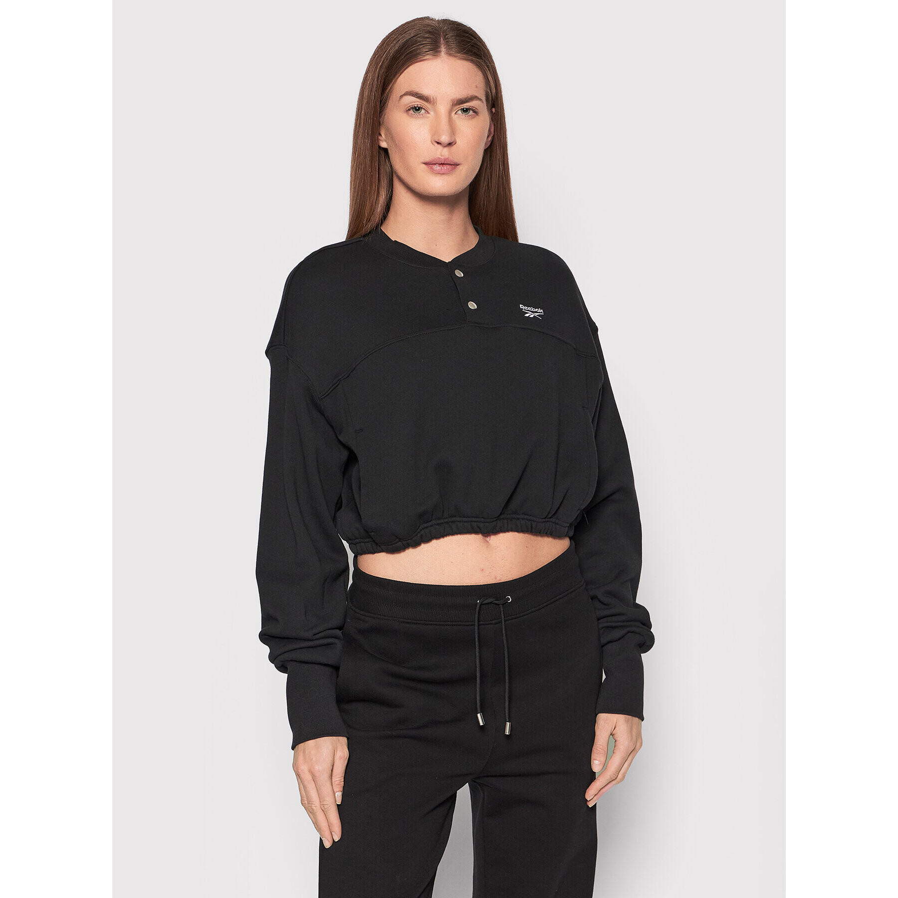 Reebok Classic Суитшърт Frotte H49273 Черен Oversize - Pepit.bg