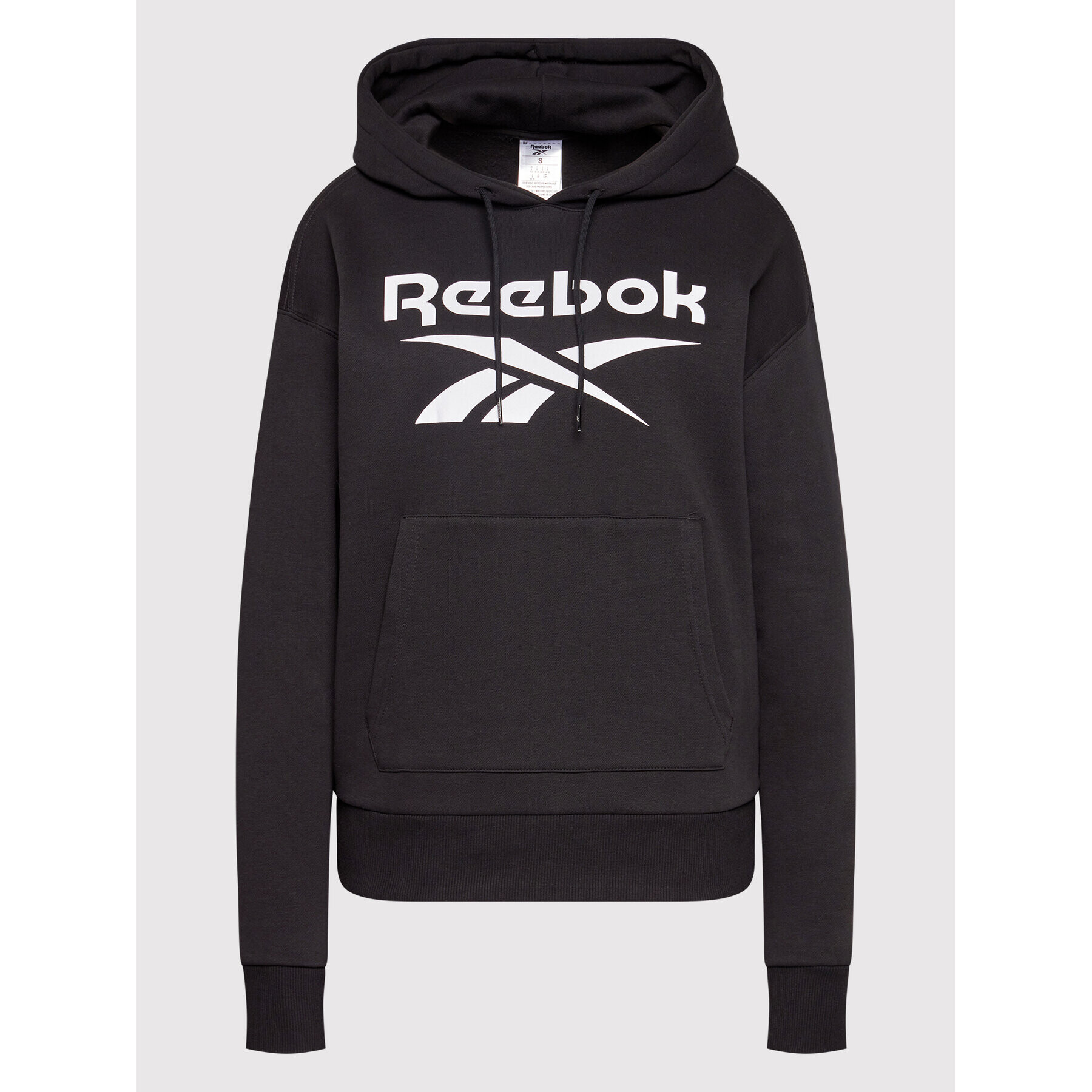 Reebok Суитшърт GS9392 Черен Oversize - Pepit.bg