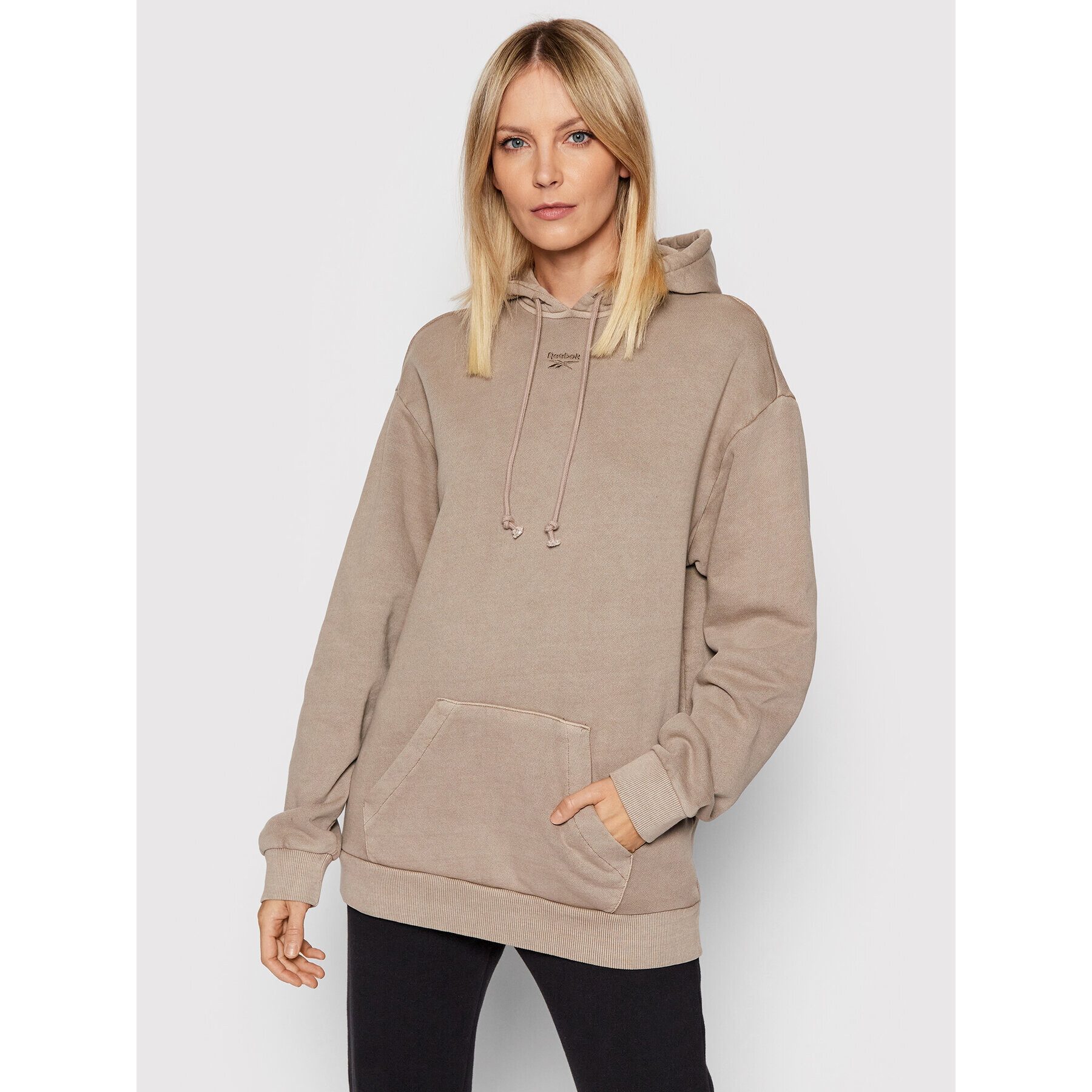 Reebok Classic Суитшърт Natural Dye GN4923 Кафяв Oversize - Pepit.bg