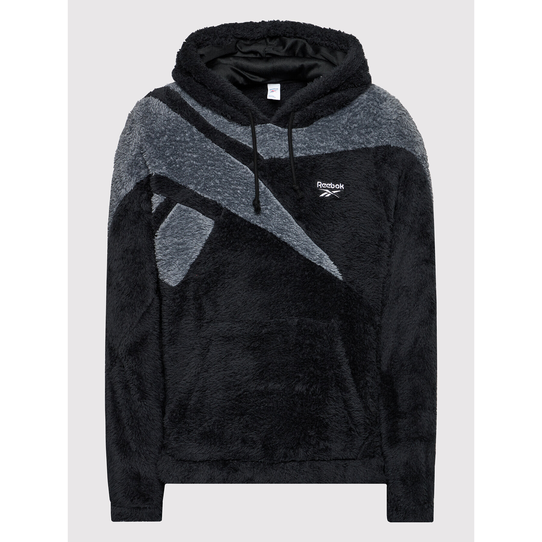 Reebok Classic Суитшърт Vector Sherpa GV3484 Черен Regular Fit - Pepit.bg