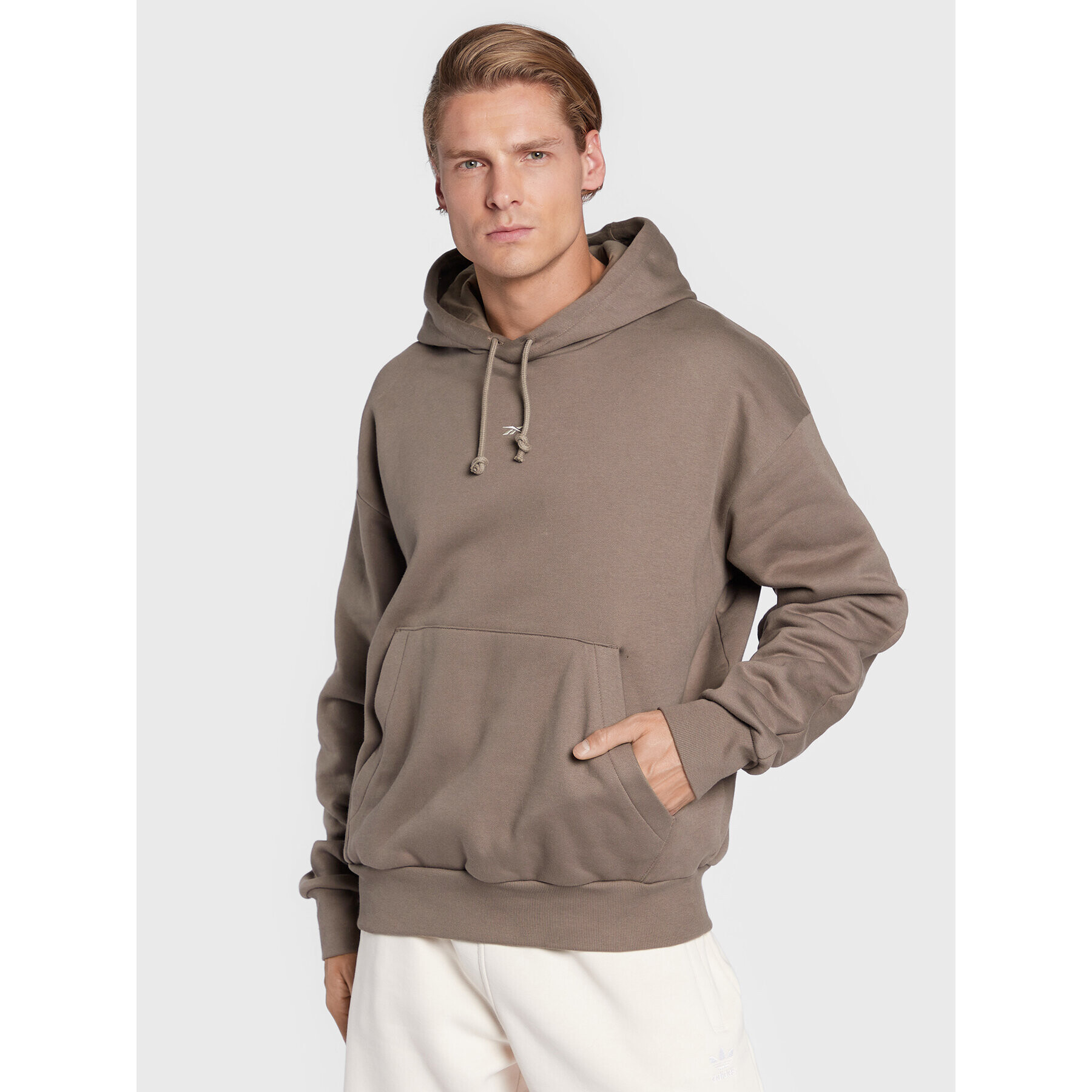 Reebok Суитшърт Wardrobe Essentials HM3121 Сив Loose Fit - Pepit.bg