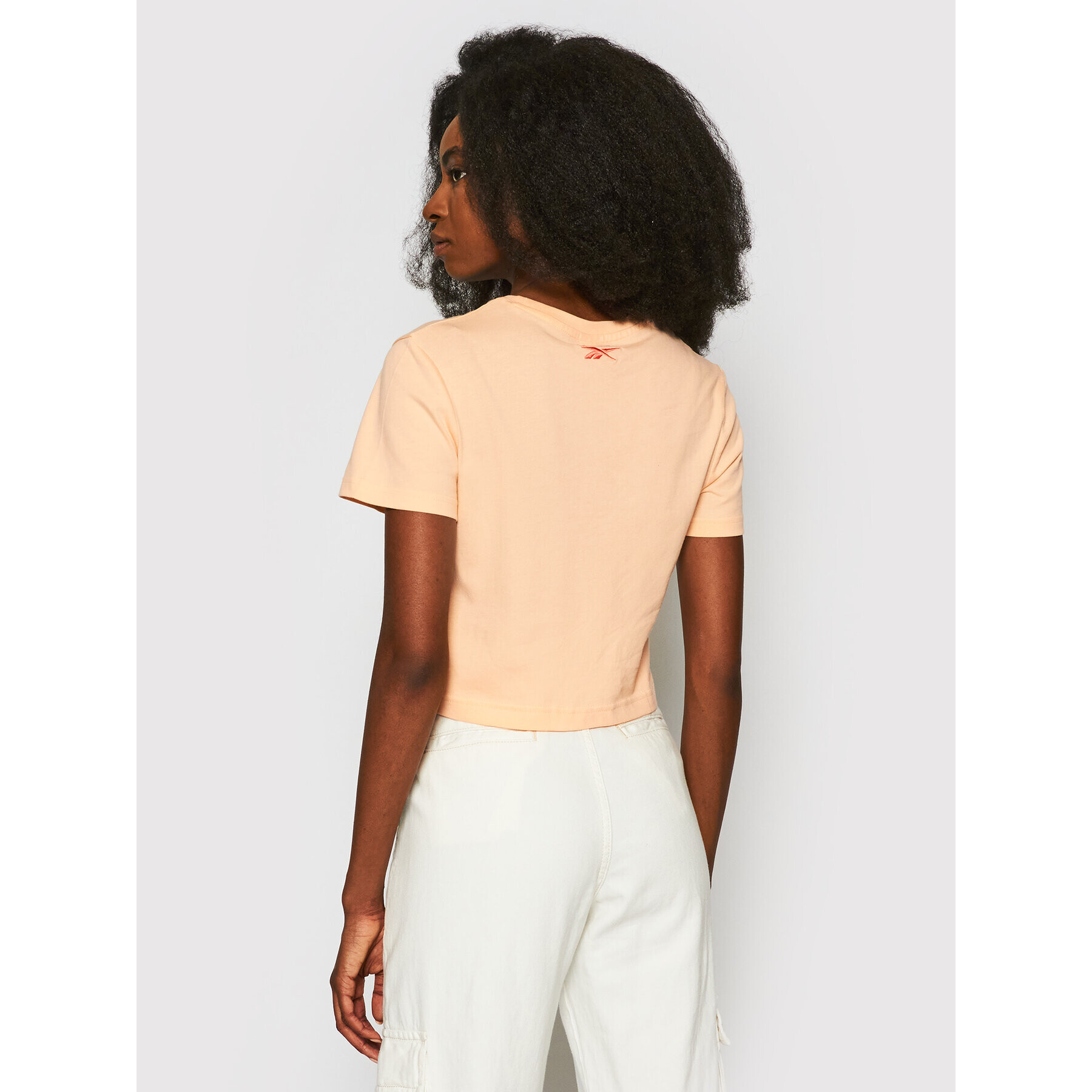 Reebok Тишърт Cl Gr Sr Tee GJ4865 Оранжев Regular Fit - Pepit.bg