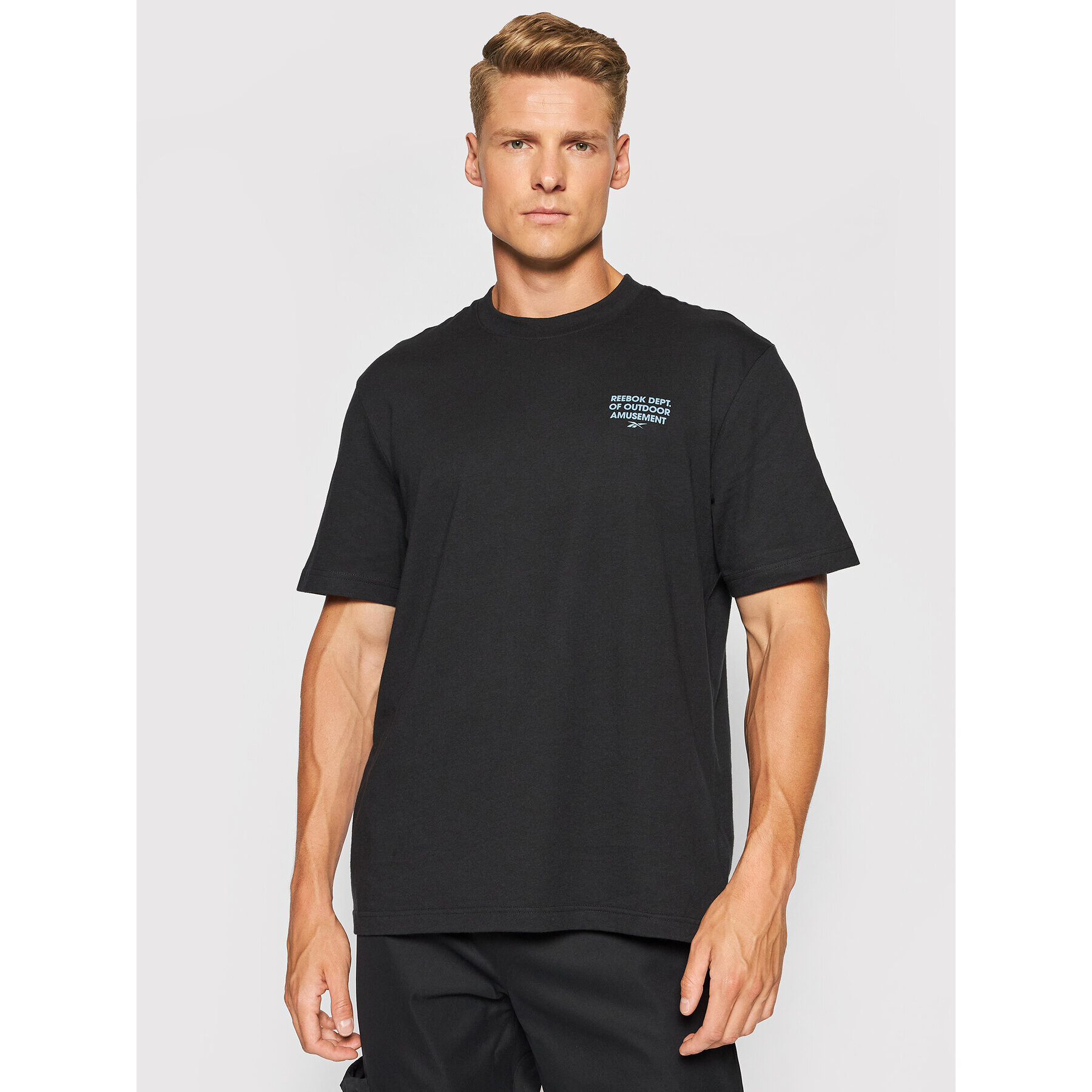 Reebok Classic Тишърт Classic Camping GS4193 Черен Oversize - Pepit.bg