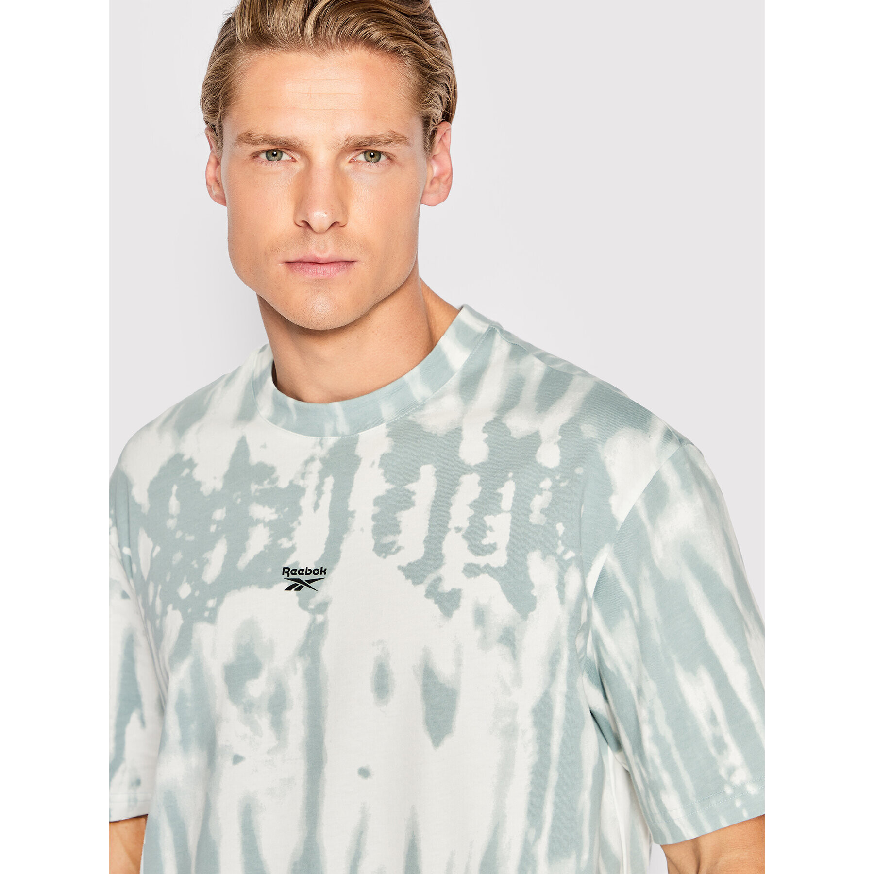 Reebok Тишърт Classics Summer HM3123 Зелен Oversize - Pepit.bg