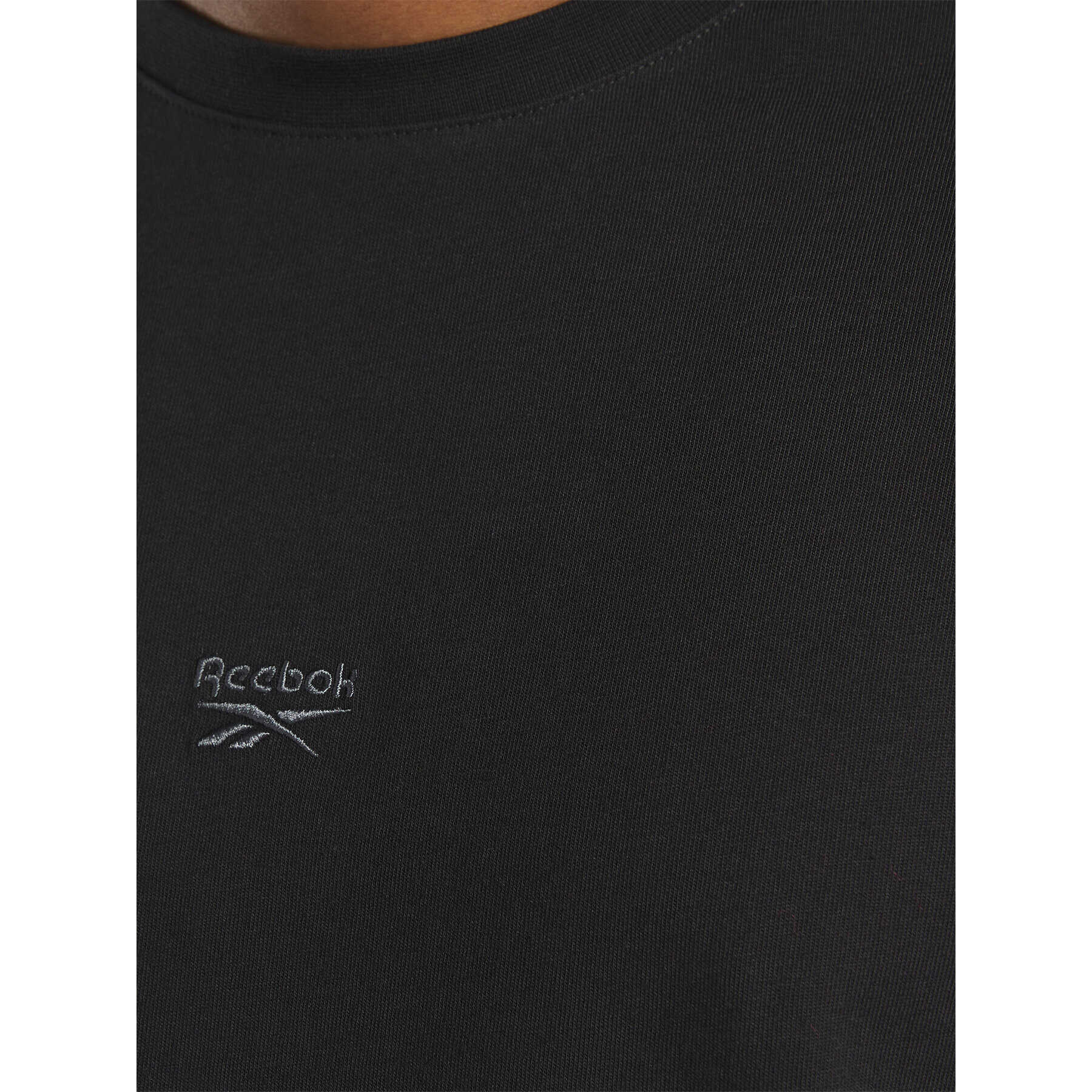 Reebok Тишърт Classics Wardrobe Essentials T-Shirt HS7162 Черен Oversize - Pepit.bg