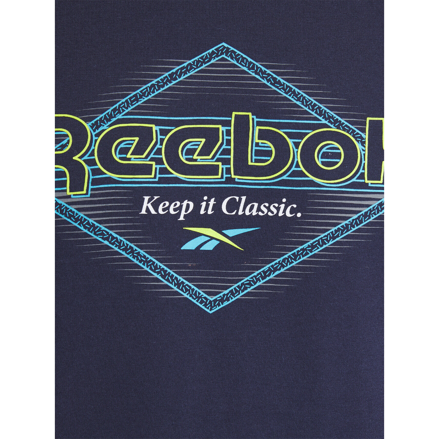 Reebok Тишърт Graphic Series HS4886 Тъмносин Regular Fit - Pepit.bg