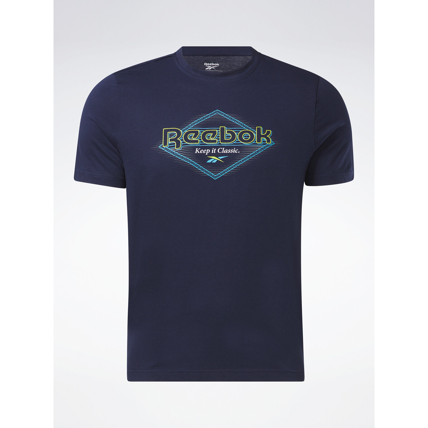 Reebok Тишърт Graphic Series HS4886 Тъмносин Regular Fit - Pepit.bg
