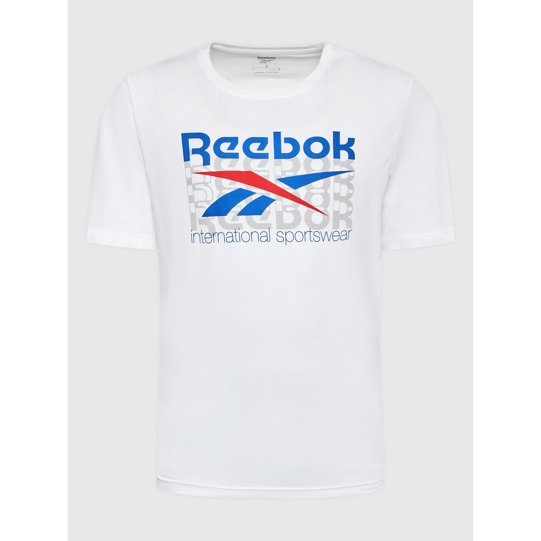 Reebok Тишърт Graphic Series HT5851 Бял Regular Fit - Pepit.bg