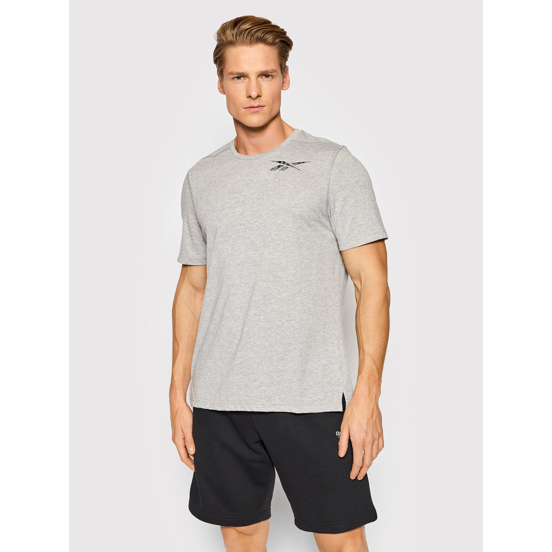 Reebok Тишърт H46604 Сив Regular Fit - Pepit.bg