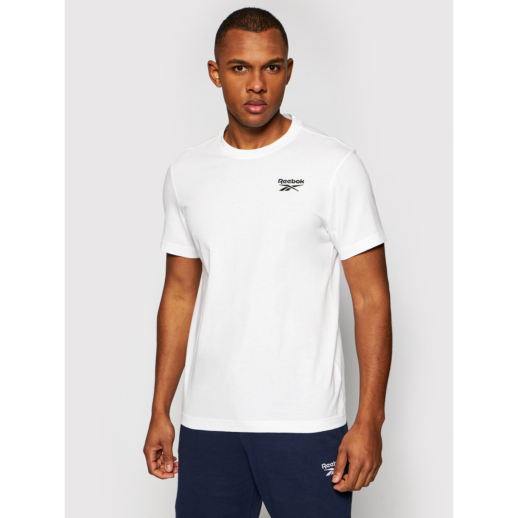 Reebok Тишърт Identity GL3146 Бял Regular Fit - Pepit.bg
