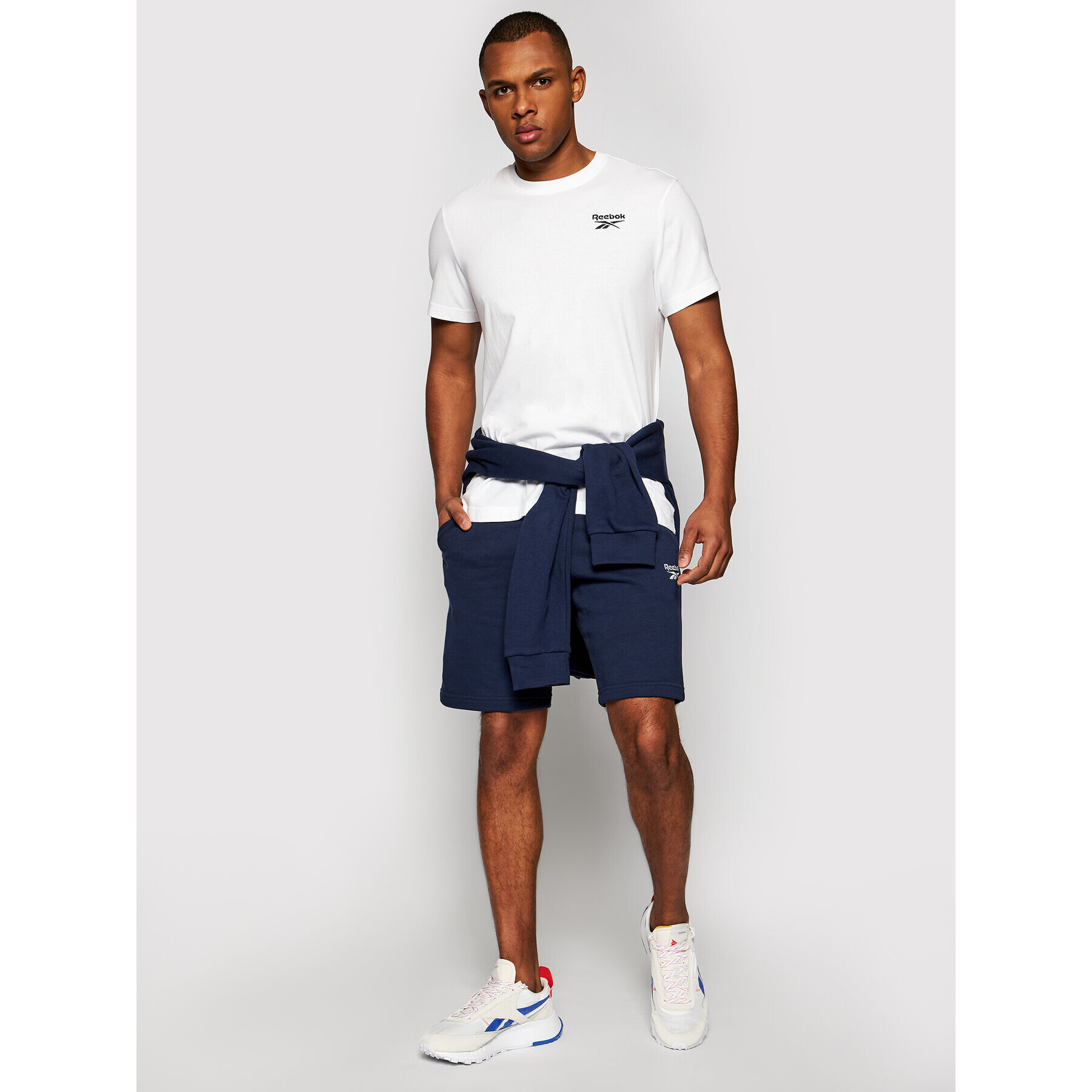 Reebok Тишърт Identity GL3146 Бял Regular Fit - Pepit.bg