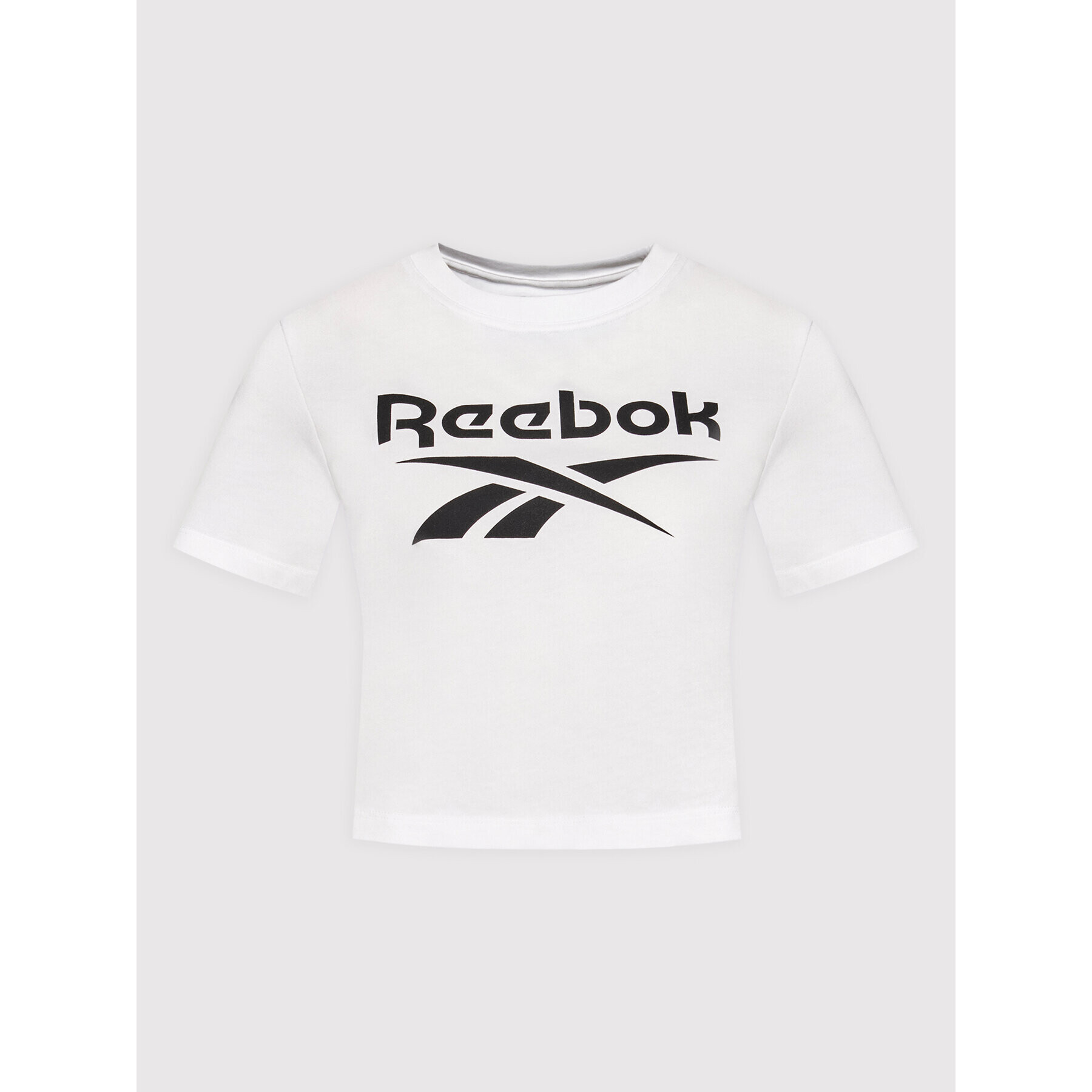 Reebok Тишърт Identity HA5739 Бял Slim Fit - Pepit.bg