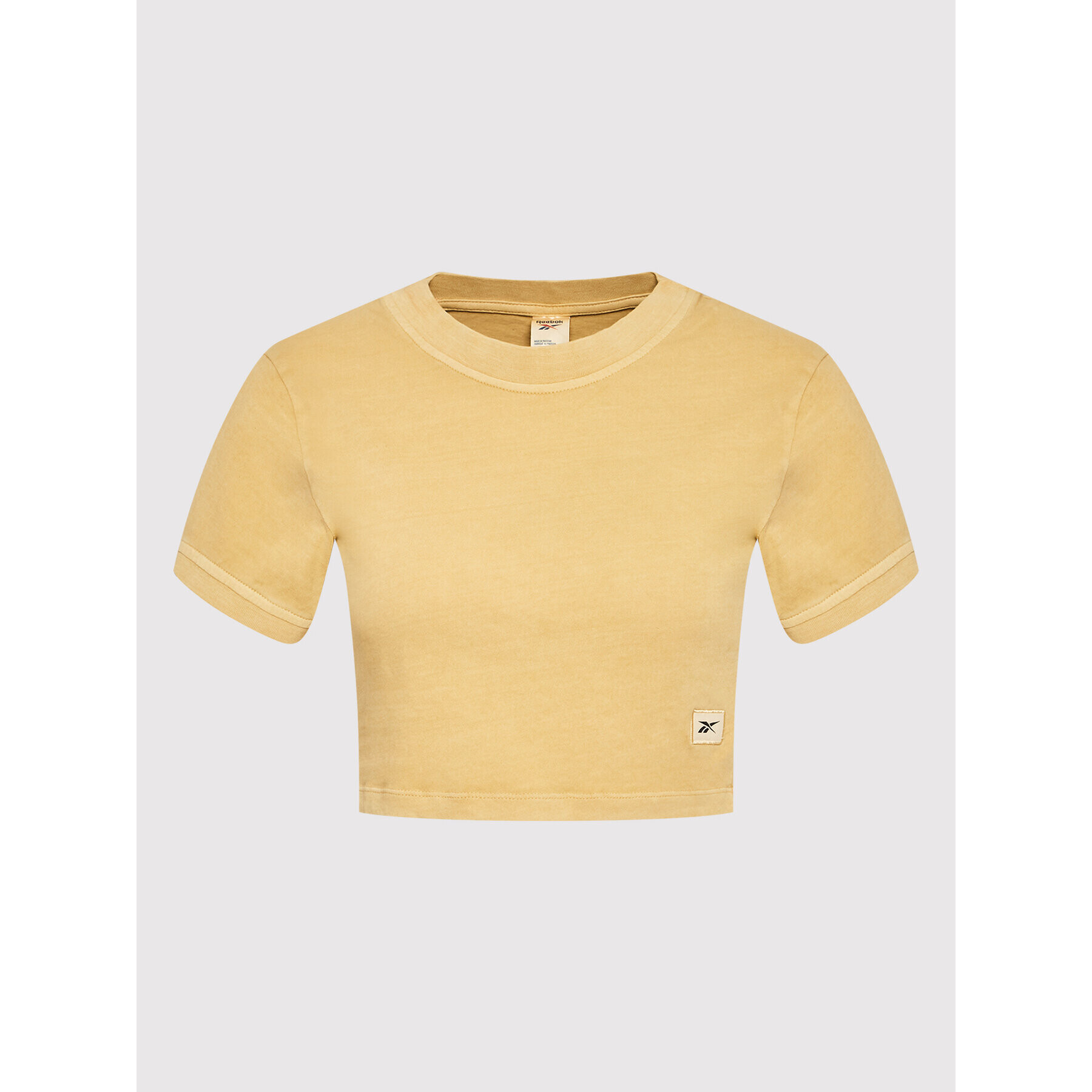 Reebok Тишърт Natural Dye HK4969 Жълт Slim Fit - Pepit.bg